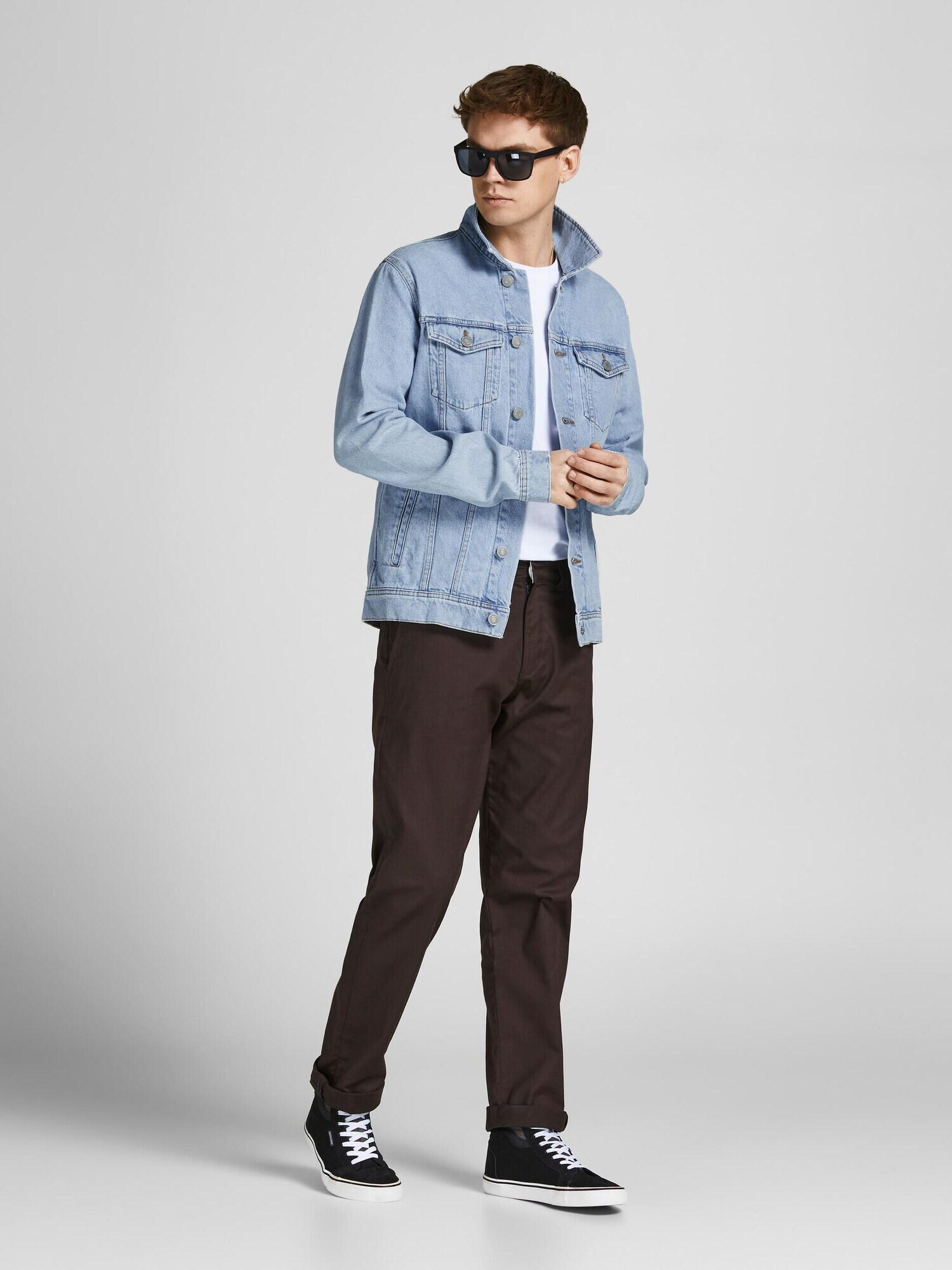 JACK & JONES Prechodná bunda 'Jean' modrá denim - Pepit.sk