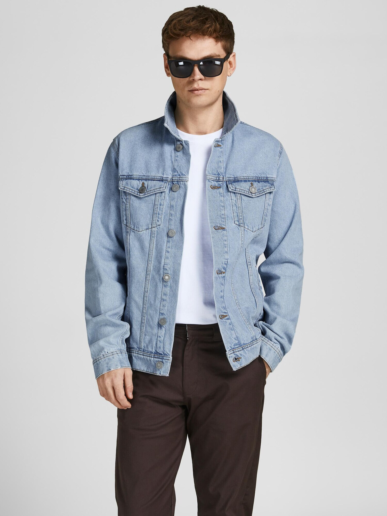 JACK & JONES Prechodná bunda 'Jean' modrá denim - Pepit.sk