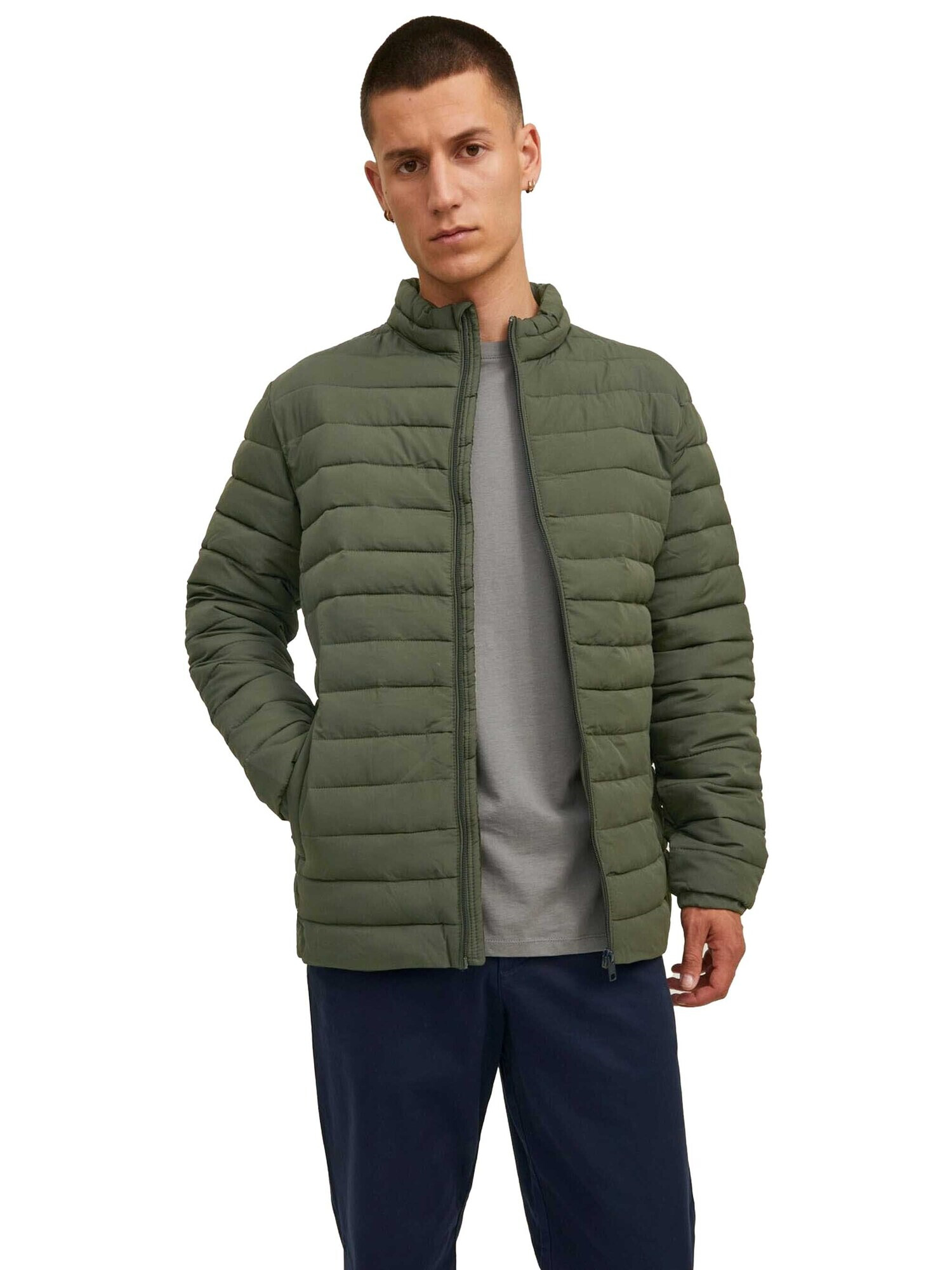 JACK & JONES Prechodná bunda kaki - Pepit.sk