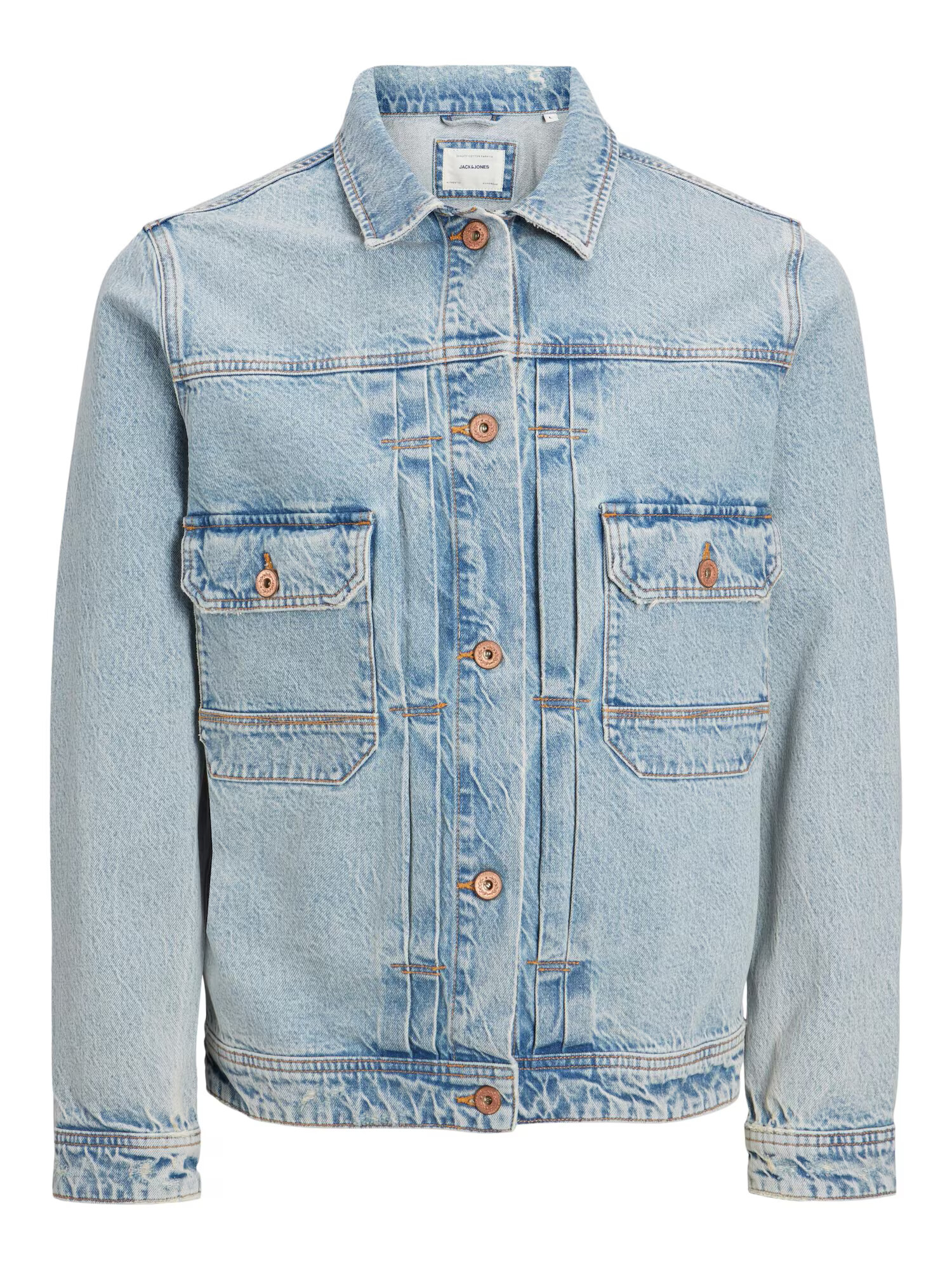 JACK & JONES Prechodná bunda 'KEVIN' modrá denim - Pepit.sk