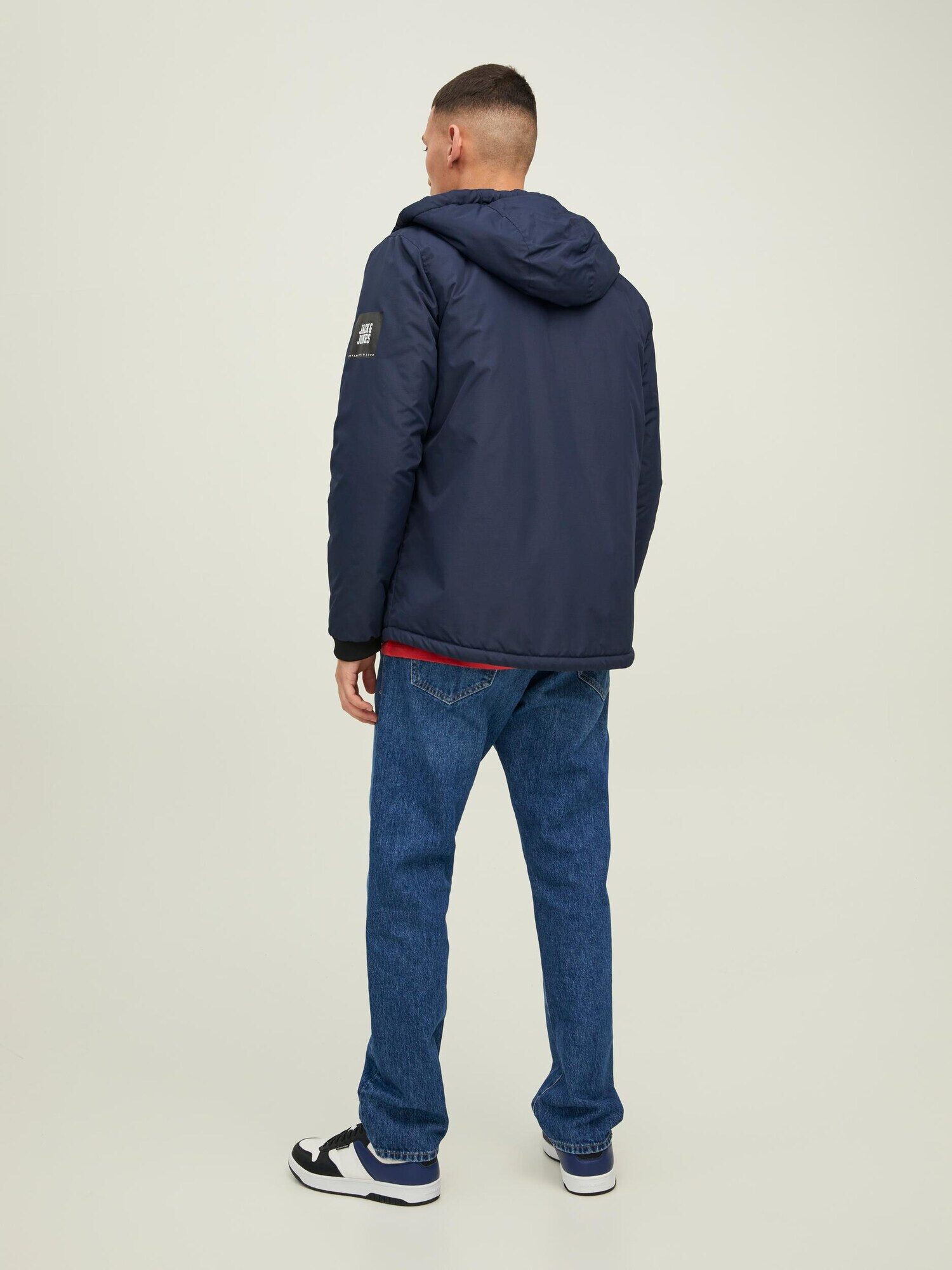 JACK & JONES Prechodná bunda 'Lock' námornícka modrá - Pepit.sk