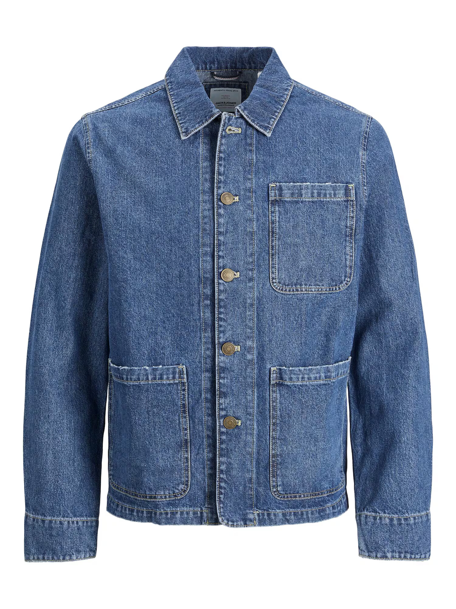 JACK & JONES Prechodná bunda 'Lucas' modrá denim - Pepit.sk