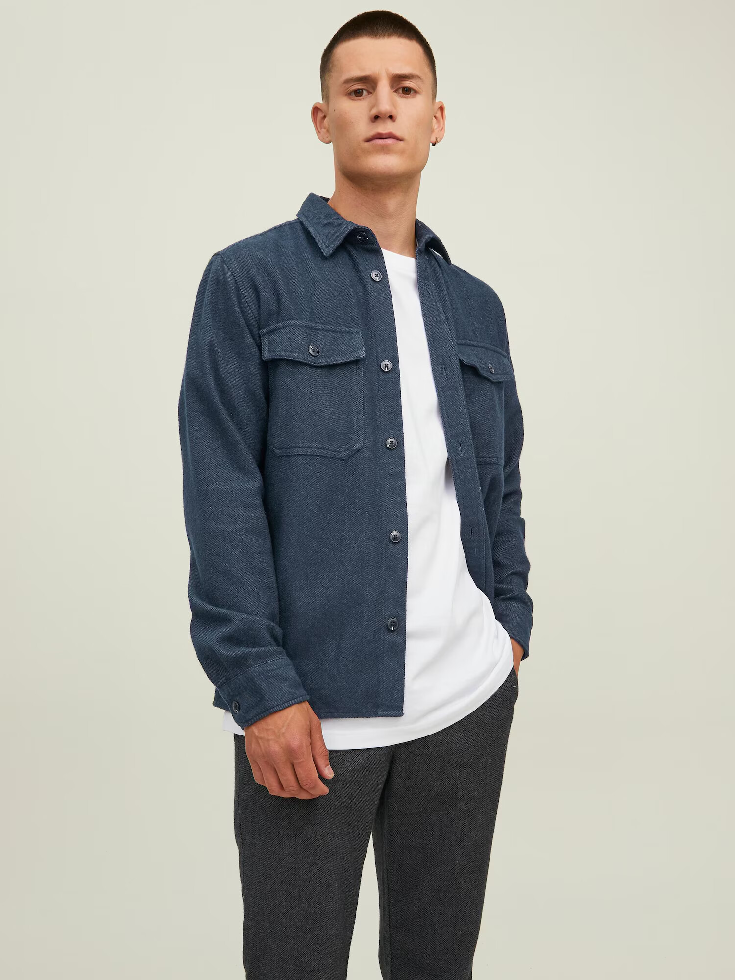 JACK & JONES Prechodná bunda 'Mark' námornícka modrá - Pepit.sk