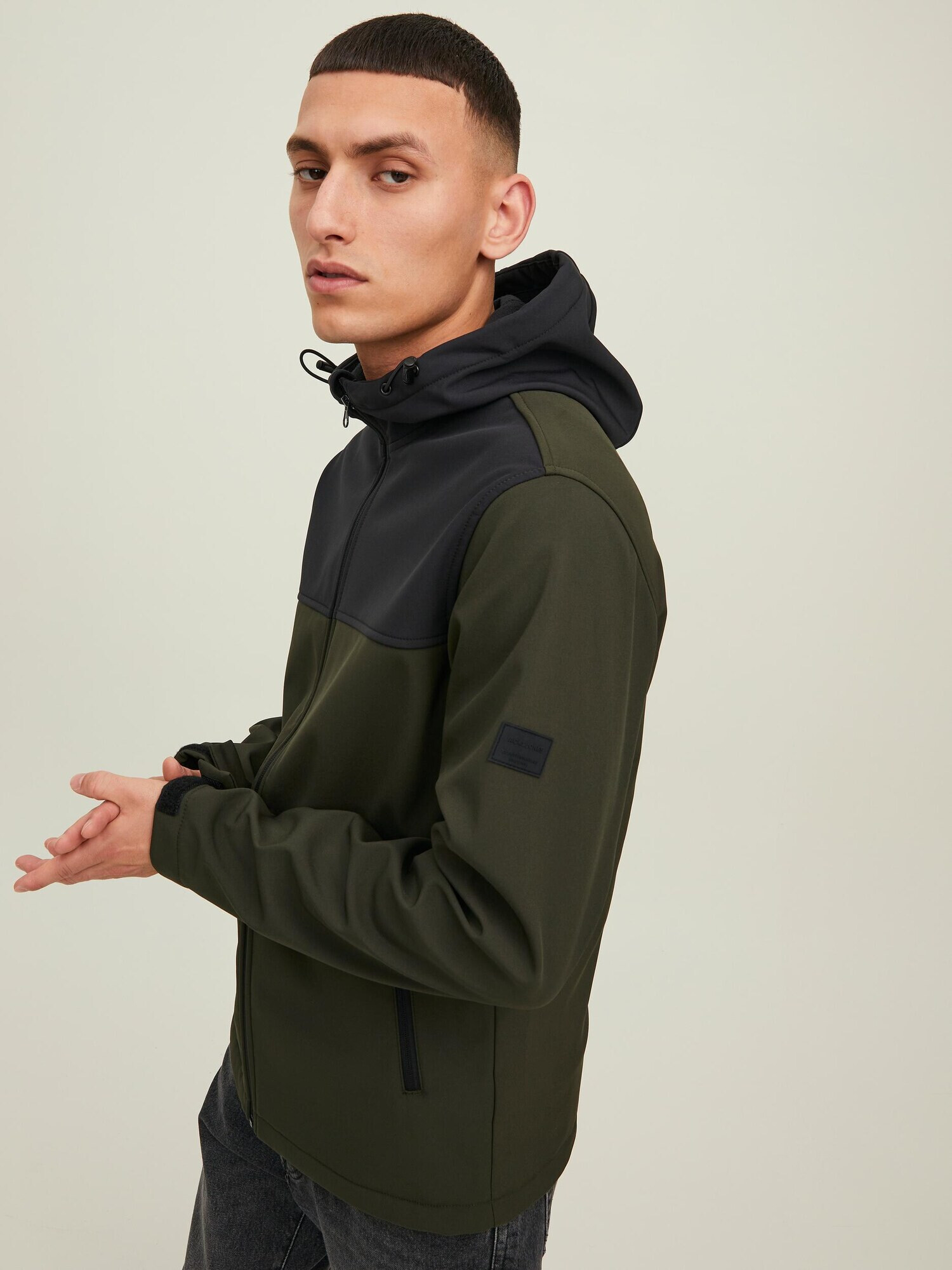 JACK & JONES Prechodná bunda 'Marvin' tmavomodrá / kaki - Pepit.sk