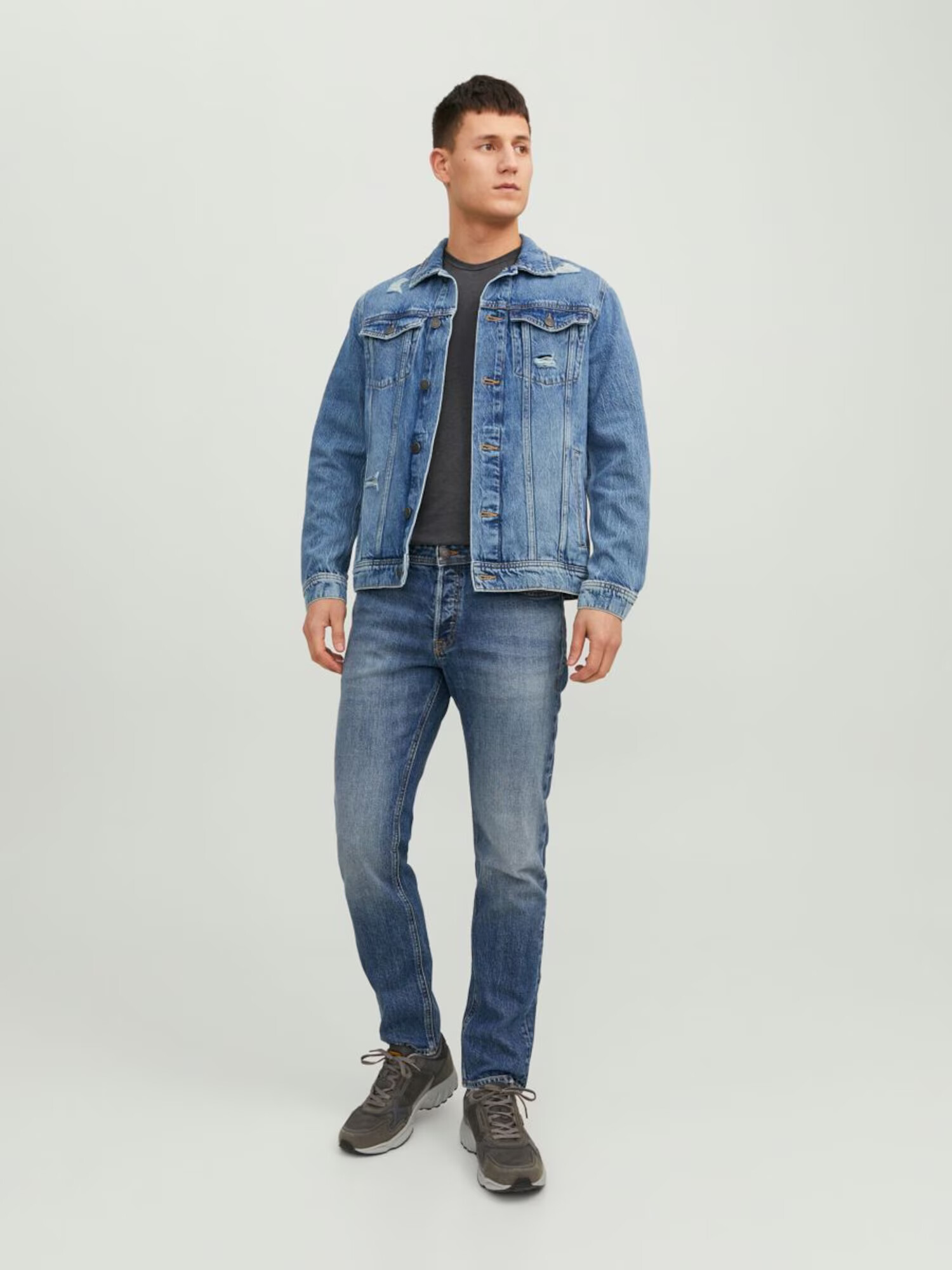 JACK & JONES Prechodná bunda modrá - Pepit.sk