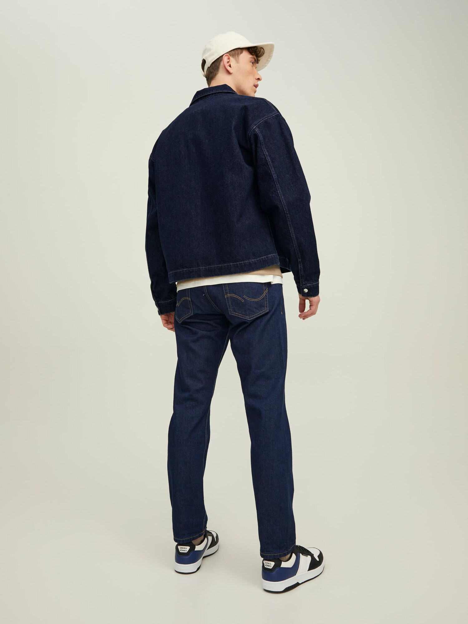 JACK & JONES Prechodná bunda modrá denim - Pepit.sk