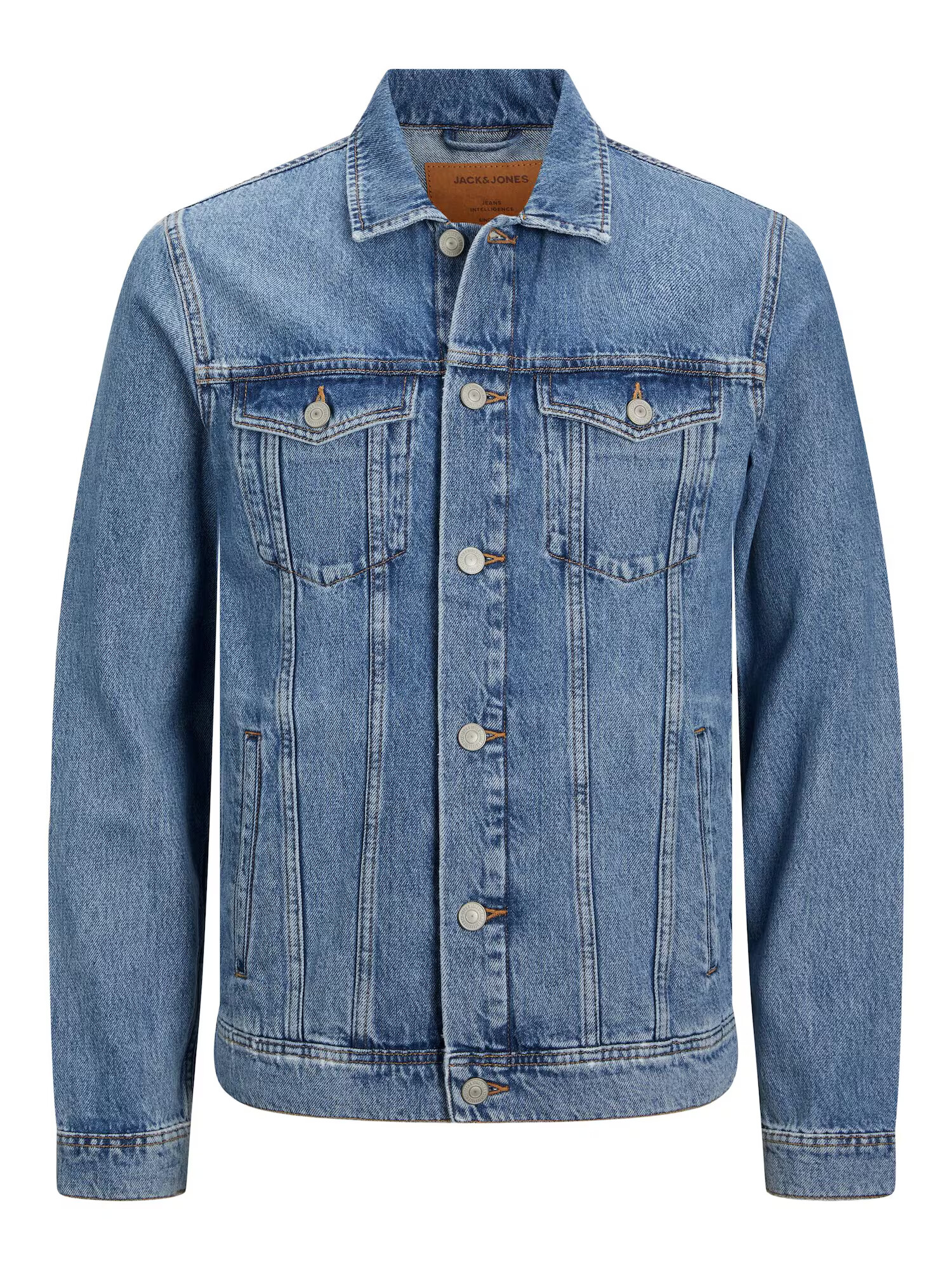 JACK & JONES Prechodná bunda modrá denim - Pepit.sk