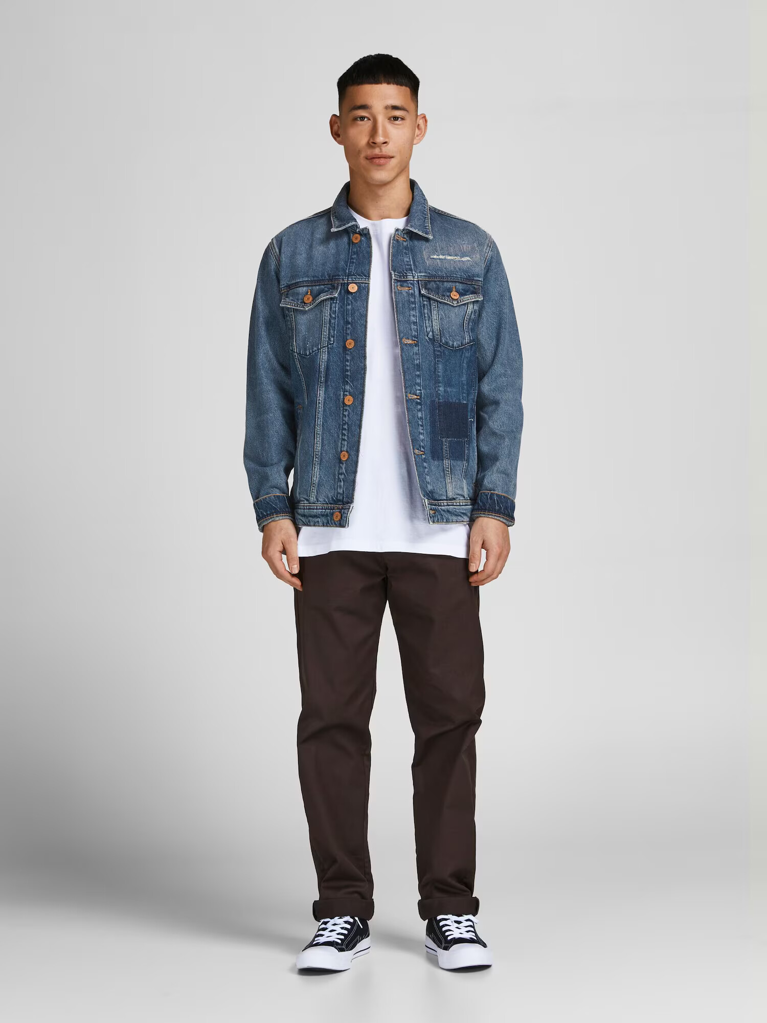 JACK & JONES Prechodná bunda modrá denim - Pepit.sk