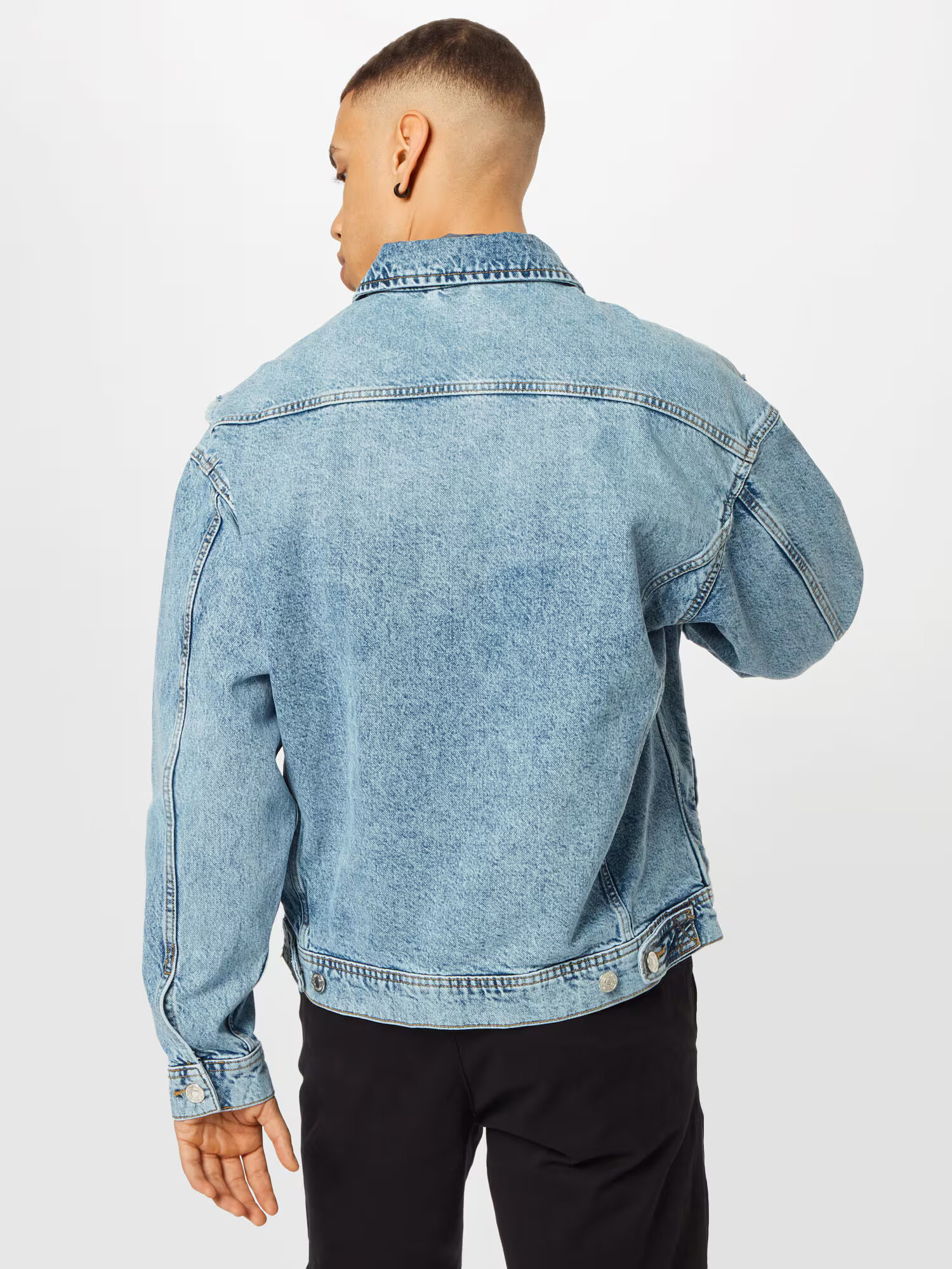 JACK & JONES Prechodná bunda modrá denim - Pepit.sk