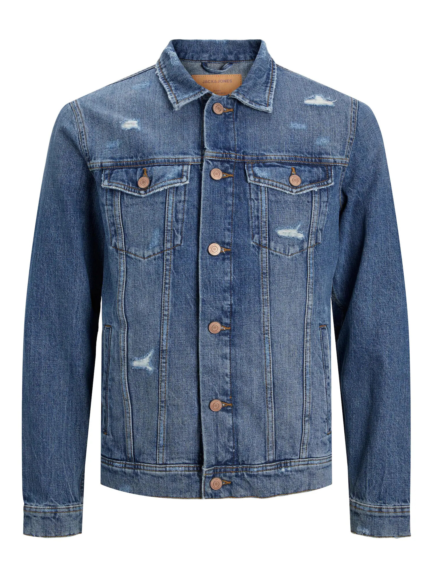 JACK & JONES Prechodná bunda modrá / modrá denim - Pepit.sk