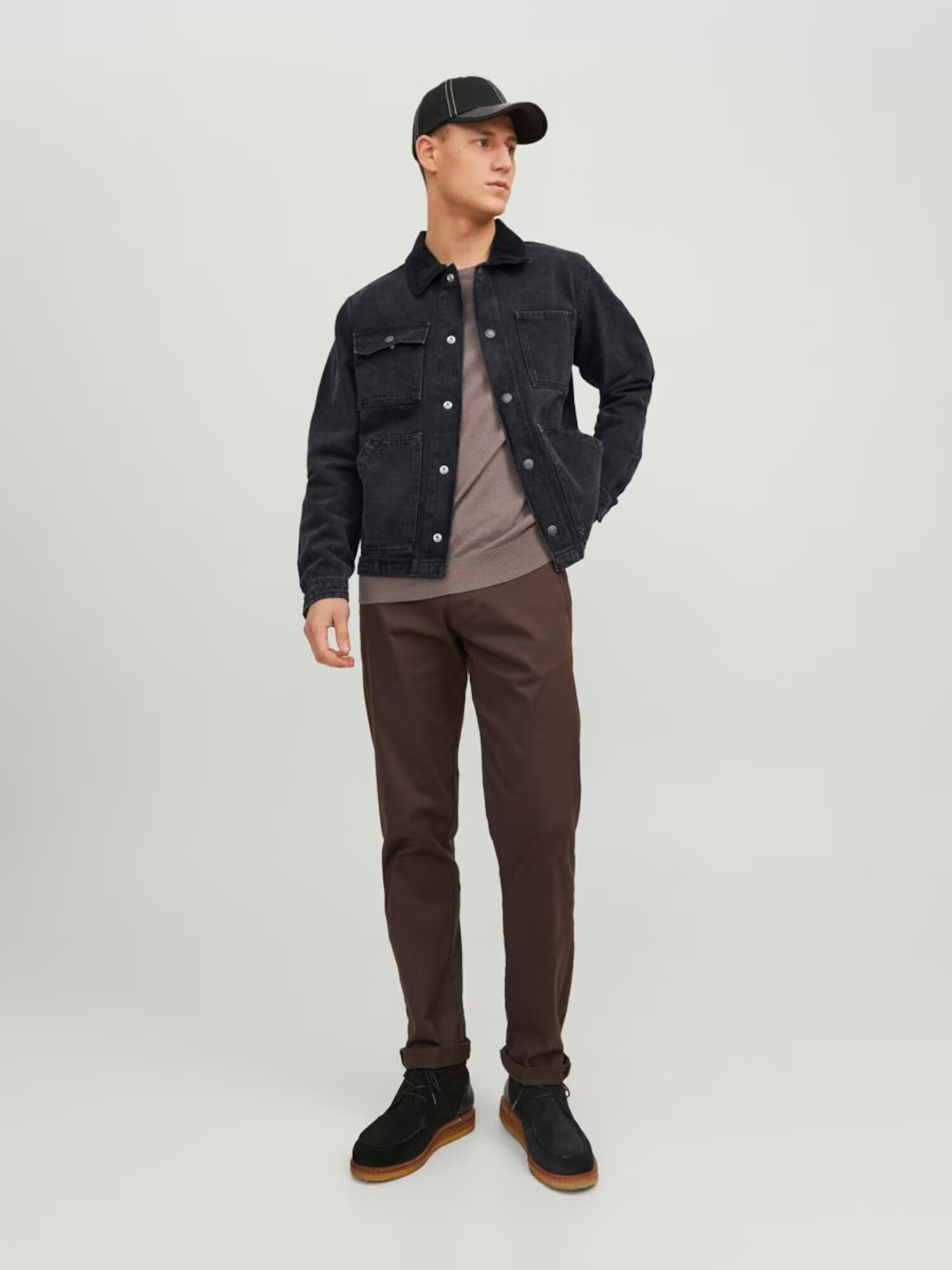 JACK & JONES Prechodná bunda 'Steel' čierny denim - Pepit.sk