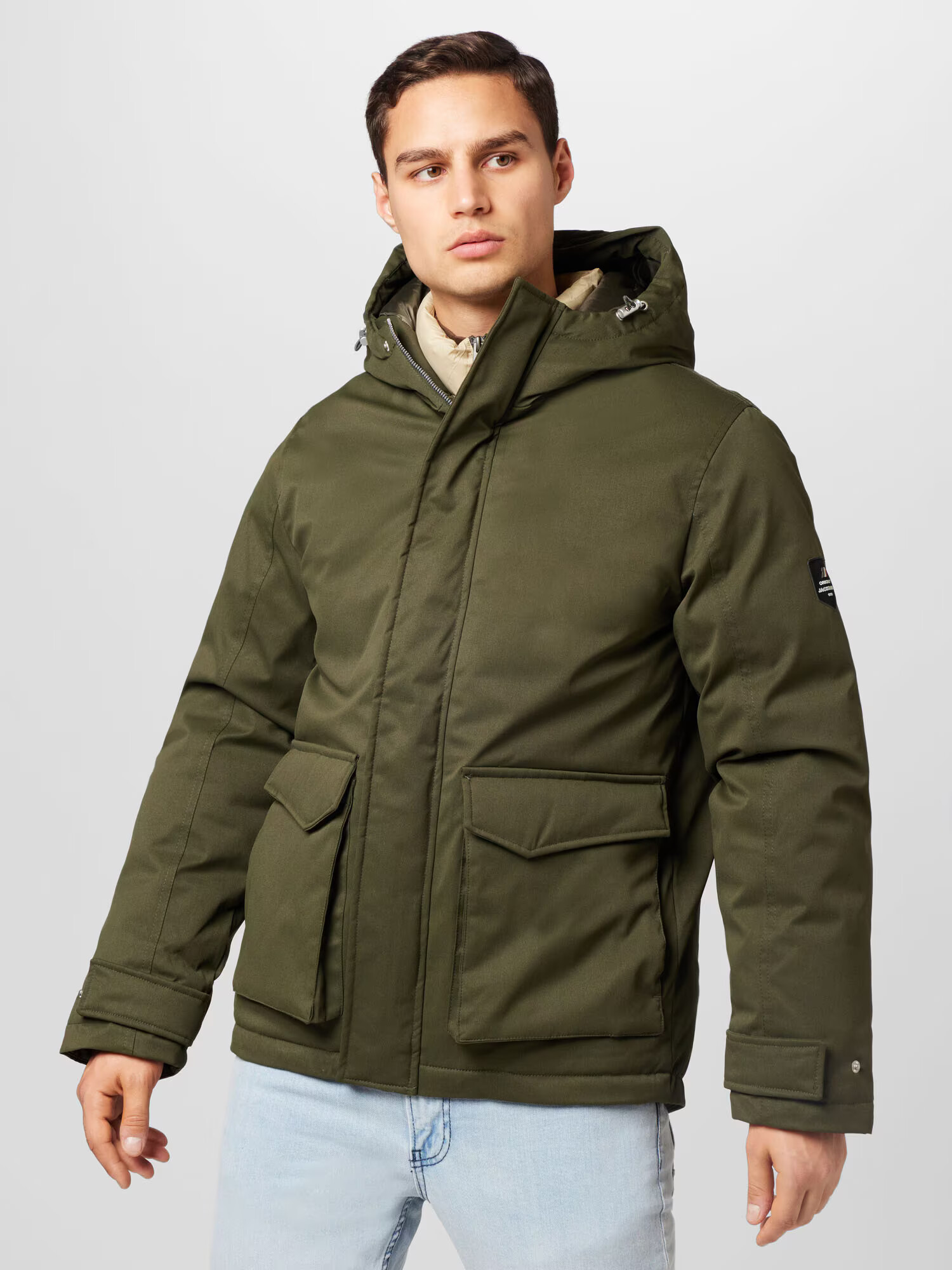 JACK & JONES Prechodná bunda 'WILLOW' tmavozelená - Pepit.sk