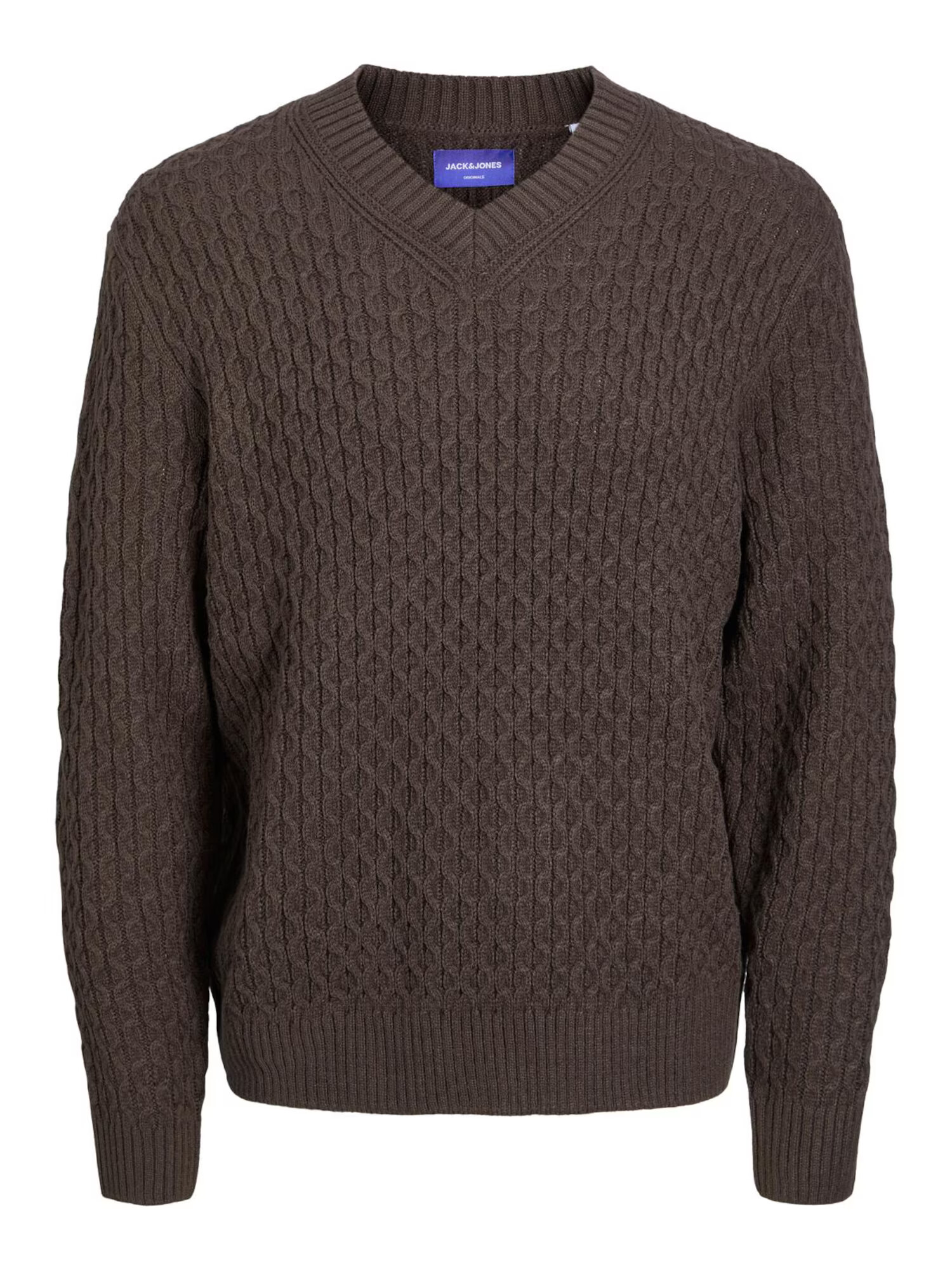 JACK & JONES Sveter 'Cosy' mokka - Pepit.sk