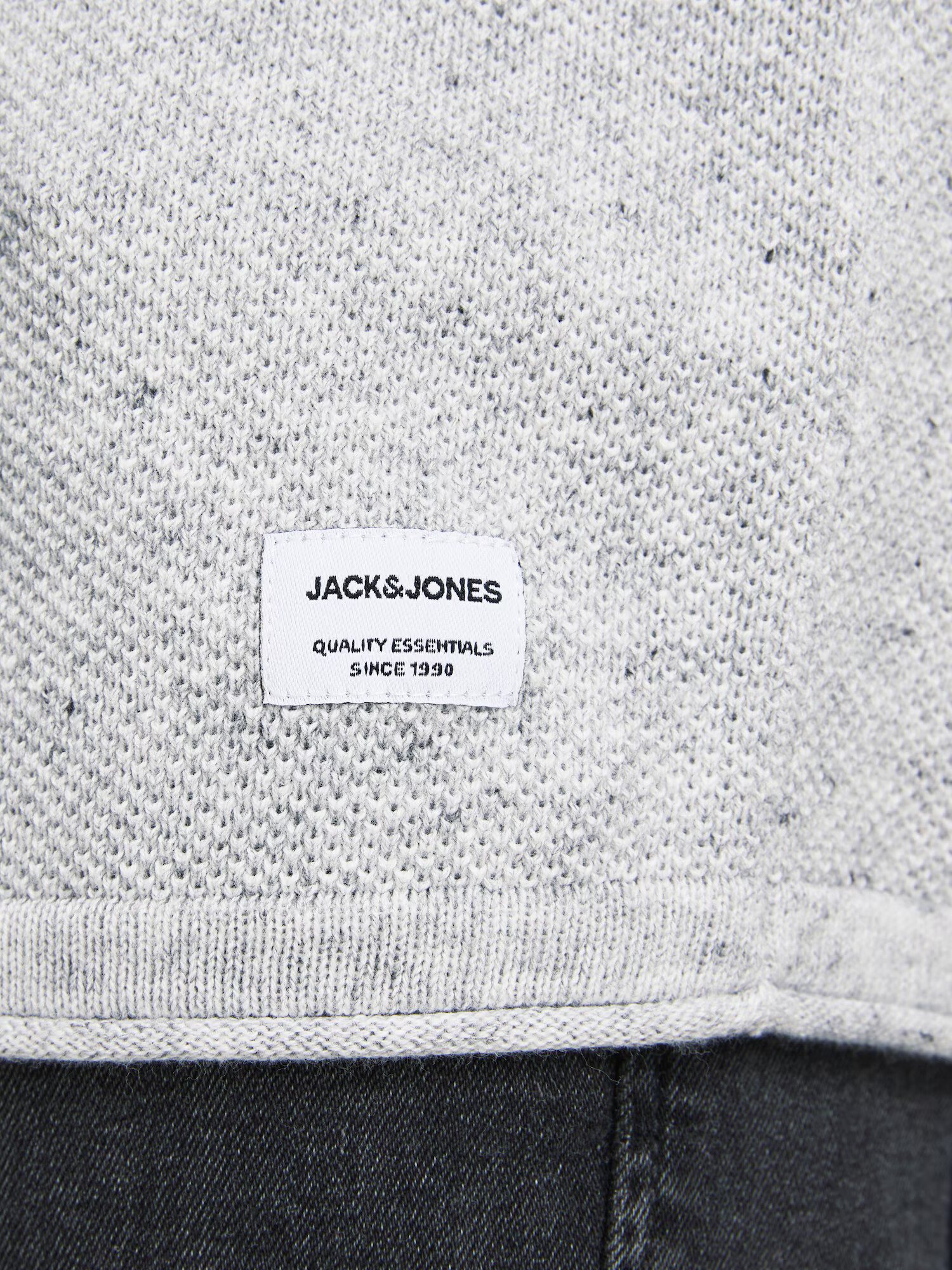 JACK & JONES Sveter 'Ehill' sivá melírovaná - Pepit.sk