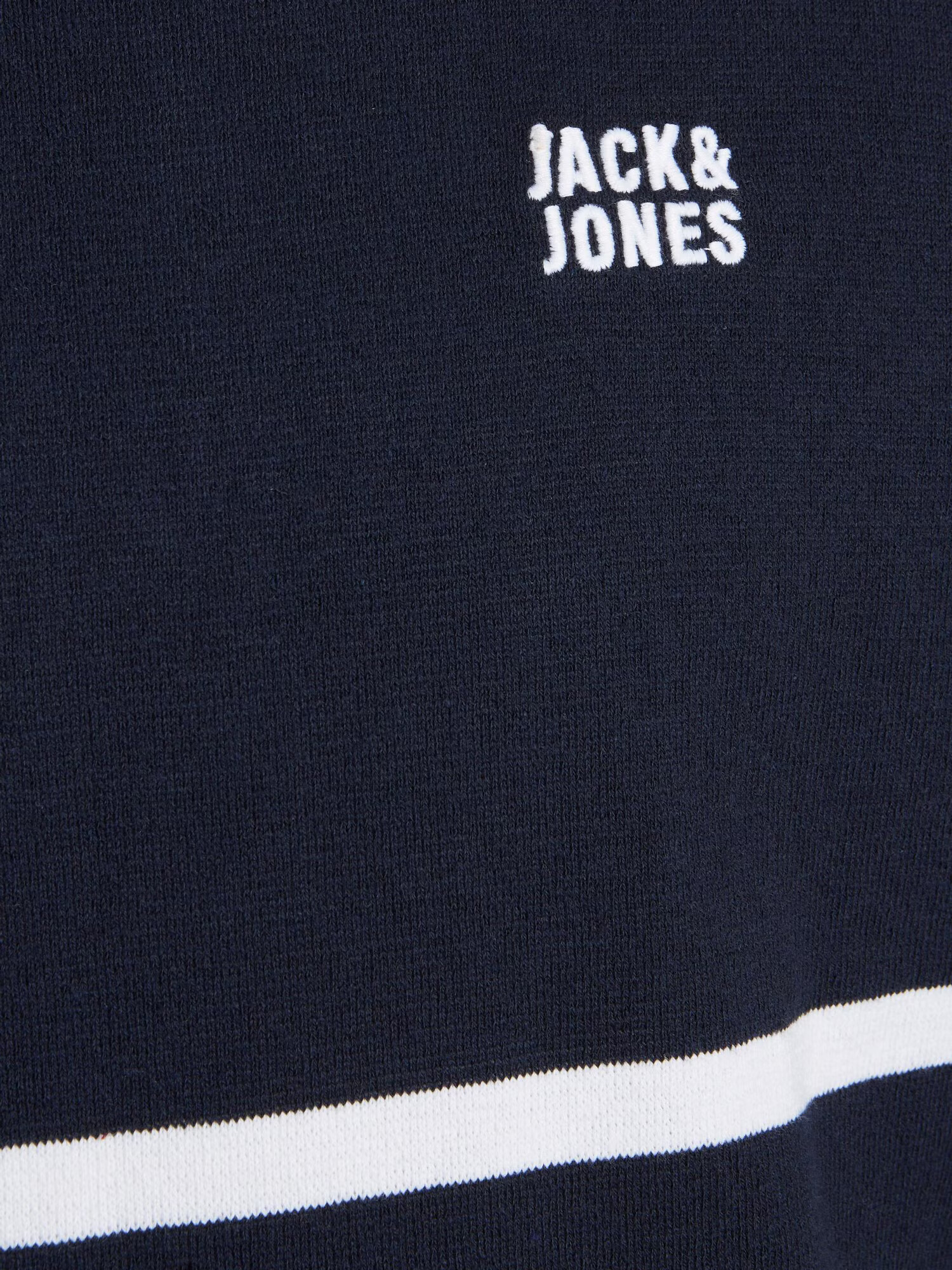 JACK & JONES Sveter námornícka modrá / biela - Pepit.sk