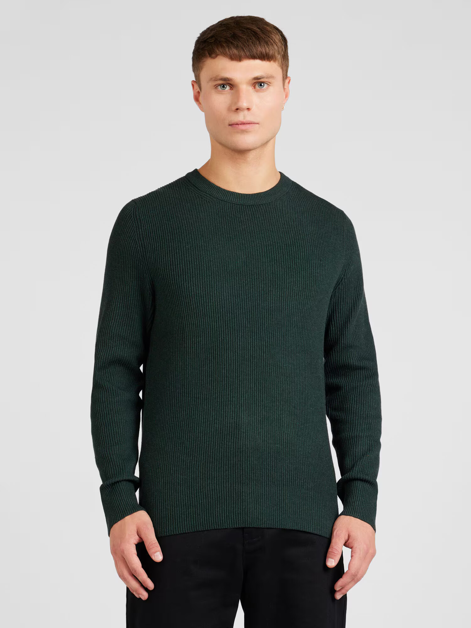 JACK & JONES Sveter 'PERFECT' tmavozelená - Pepit.sk