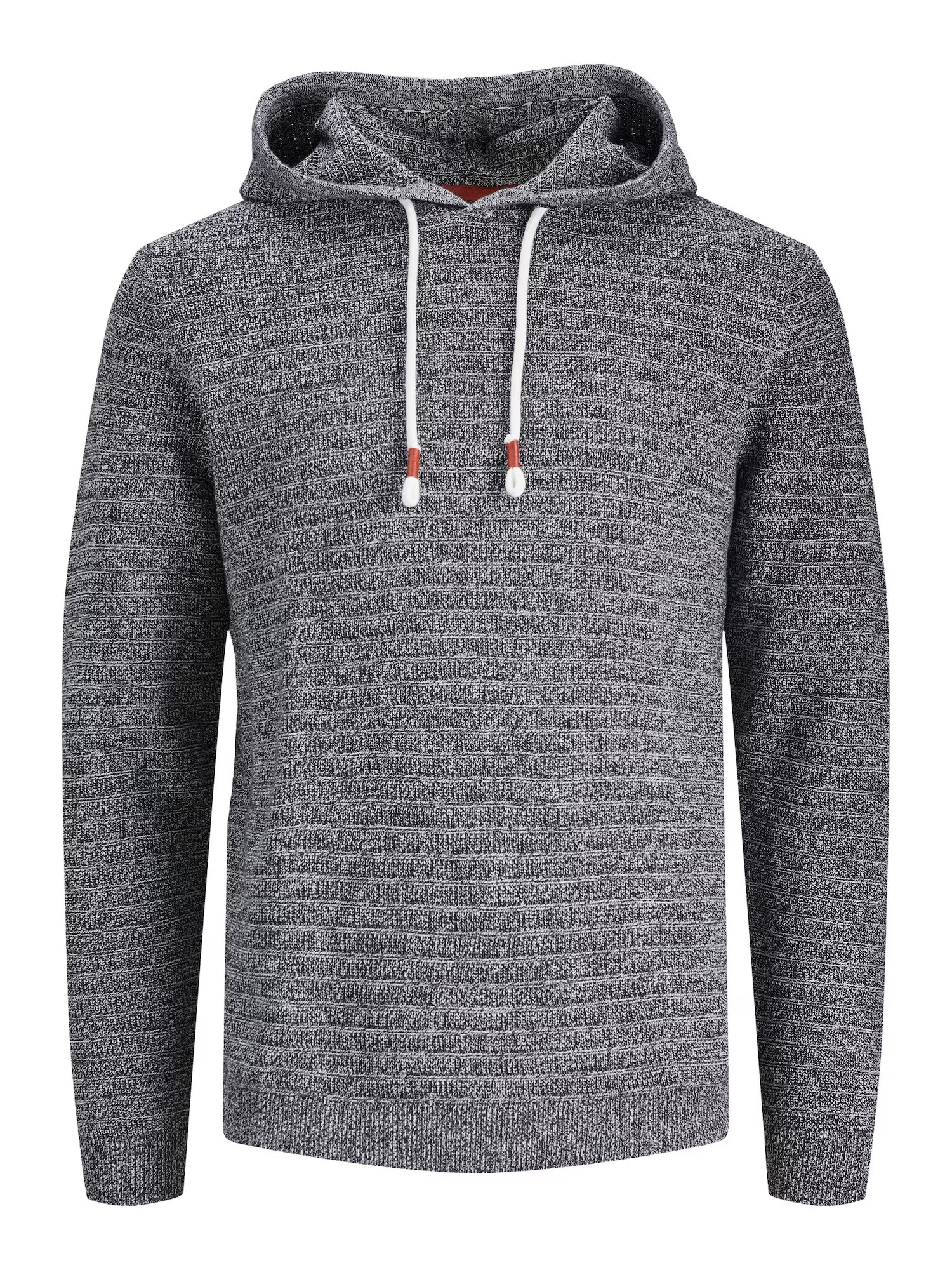 JACK & JONES Sveter 'ROB' čierna melírovaná / biela - Pepit.sk