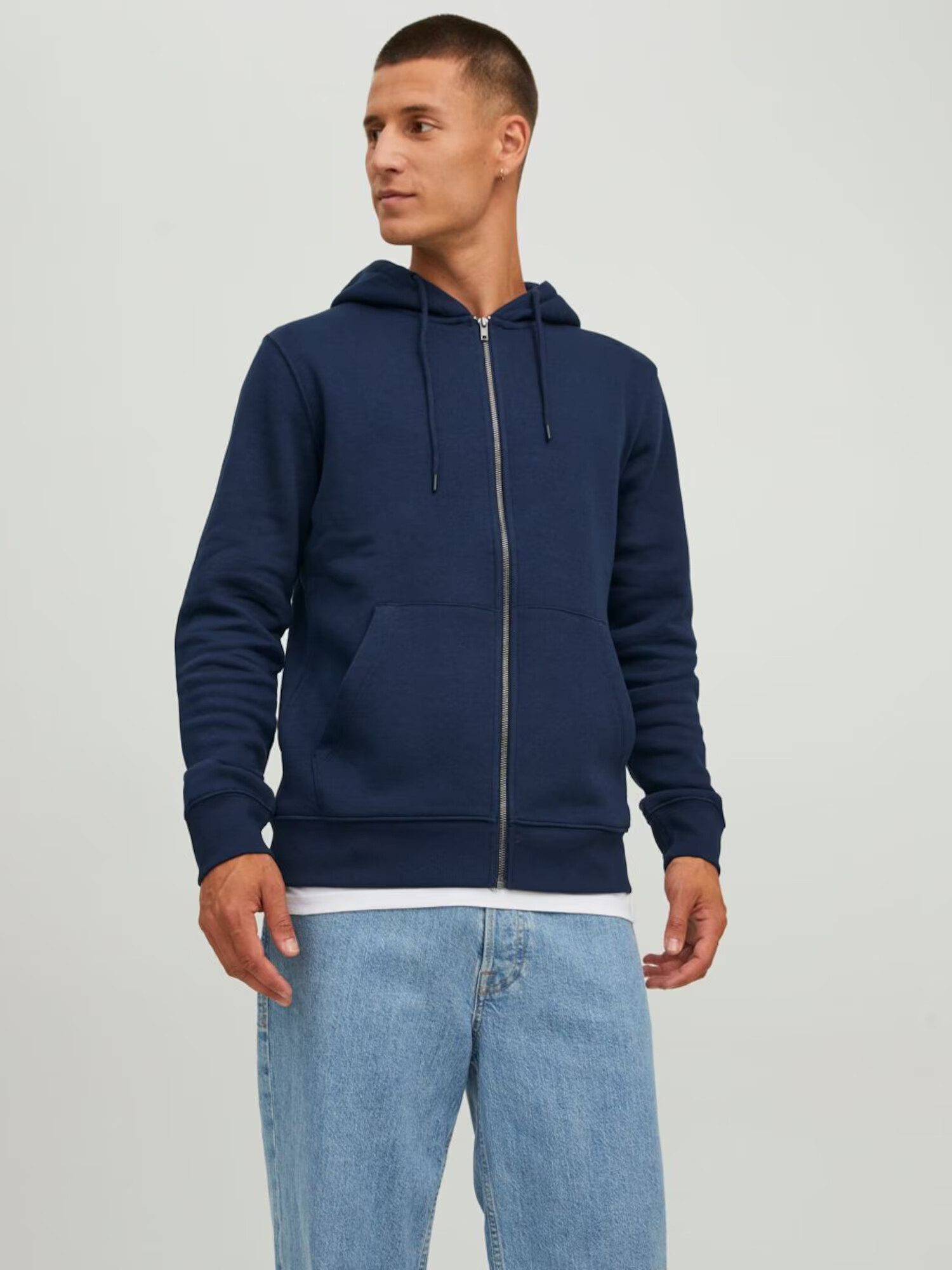 JACK & JONES Tepláková bunda 'Star' námornícka modrá - Pepit.sk