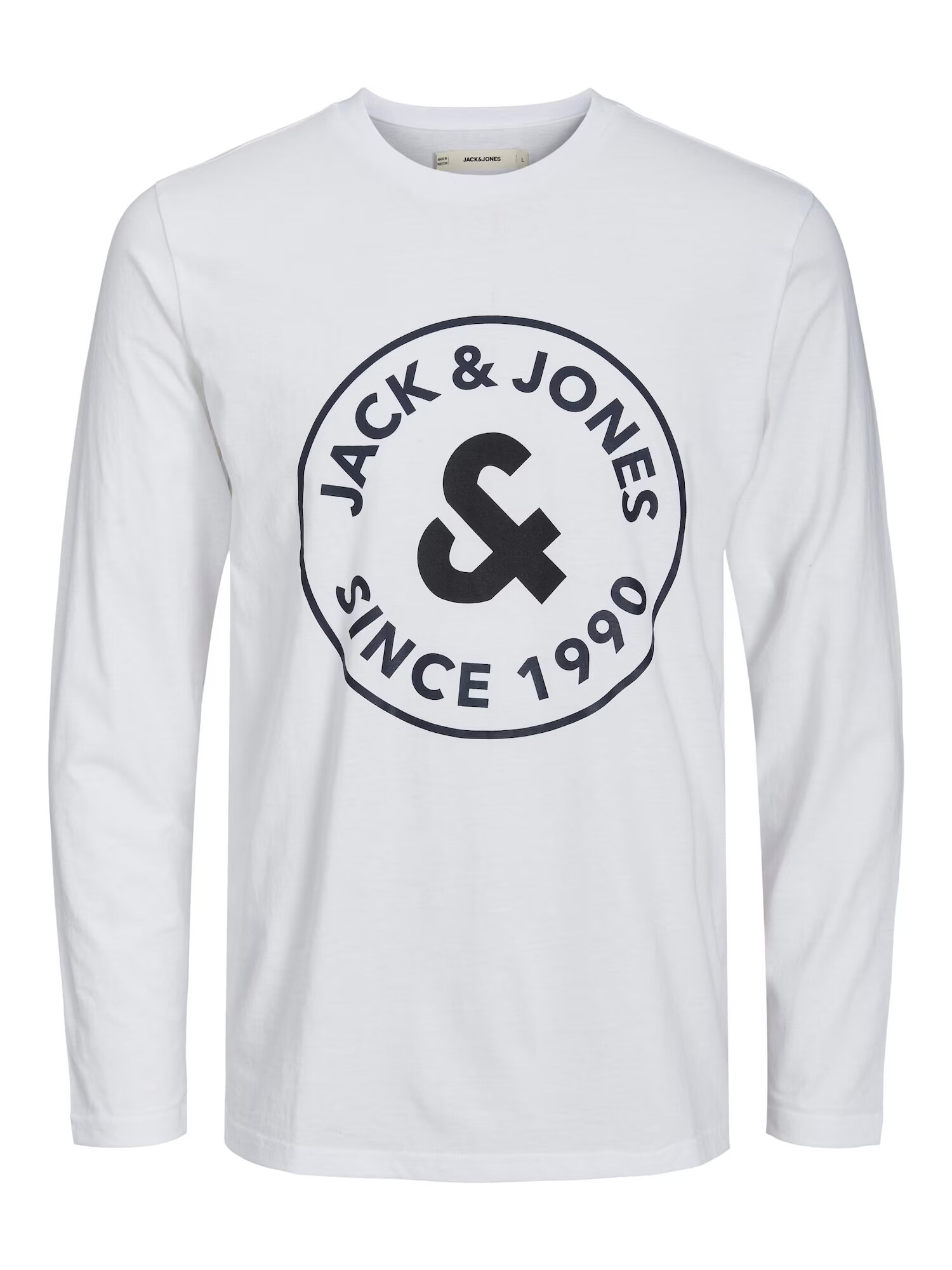 JACK & JONES Tričko 'AARON' tmavomodrá / šedobiela - Pepit.sk