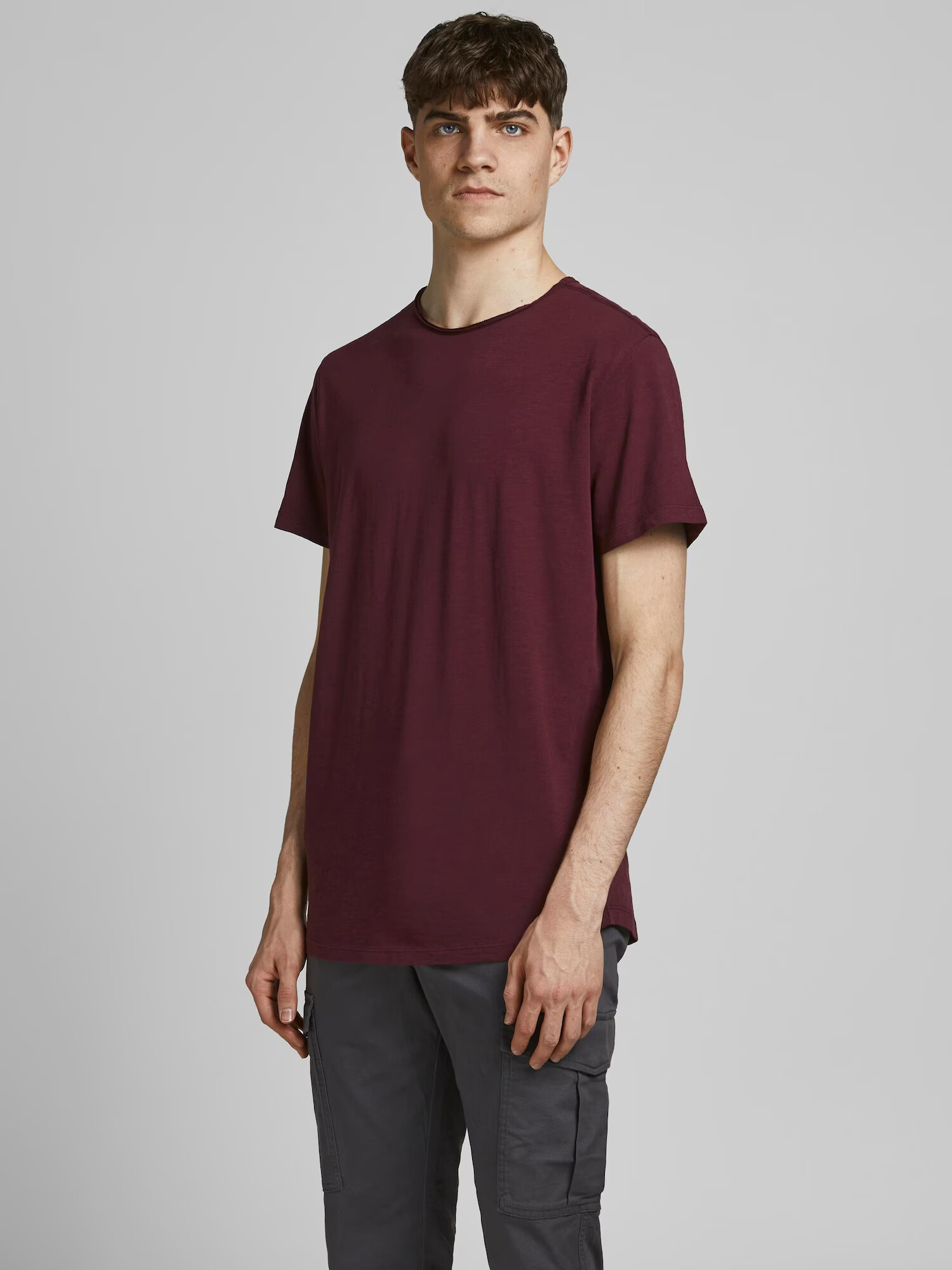 JACK & JONES Tričko 'Basher' bordová - Pepit.sk