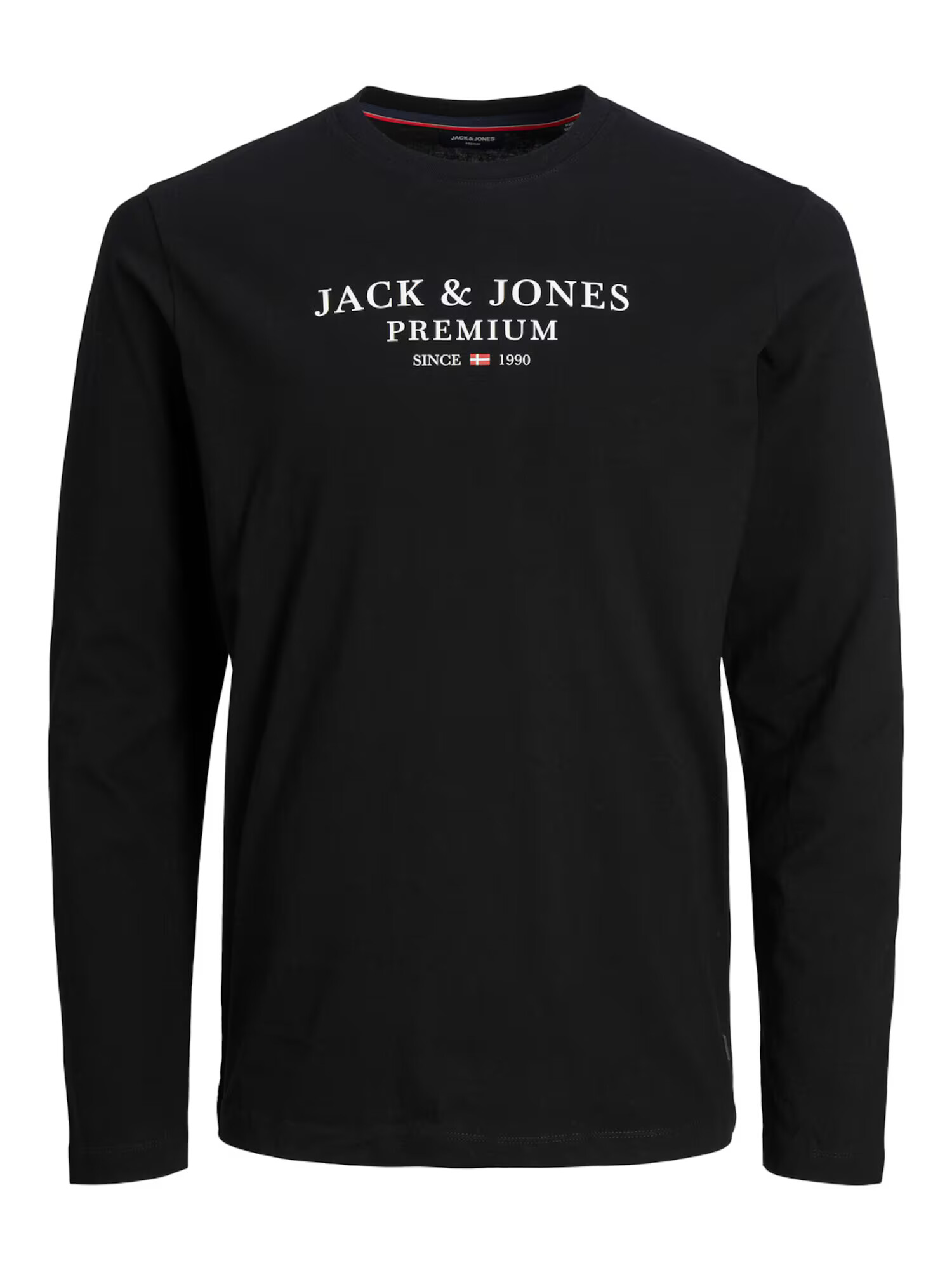 JACK & JONES Tričko 'BLUASTON' čierna / biela - Pepit.sk