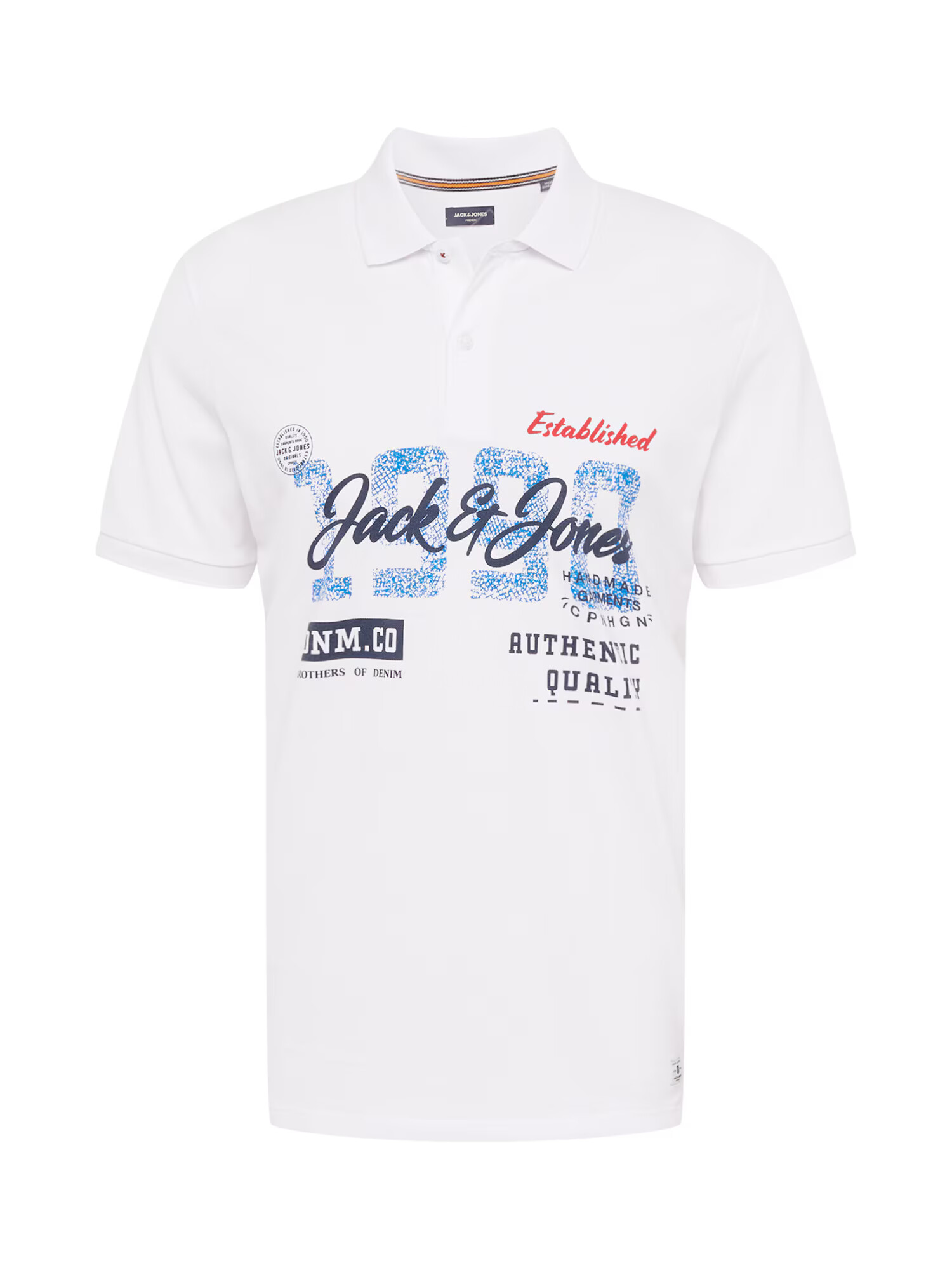 JACK & JONES Tričko modrá / tmavomodrá / červená / biela - Pepit.sk