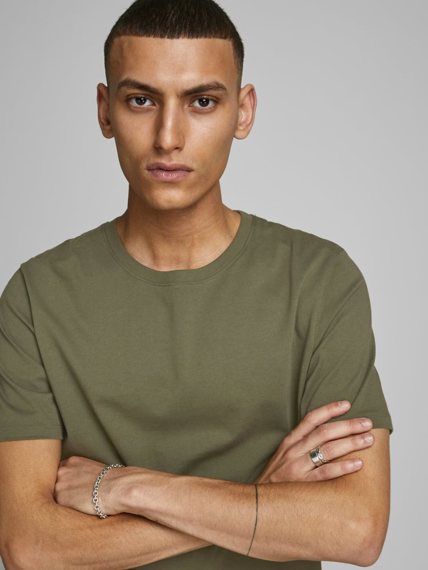 JACK & JONES Tričko olivová - Pepit.sk