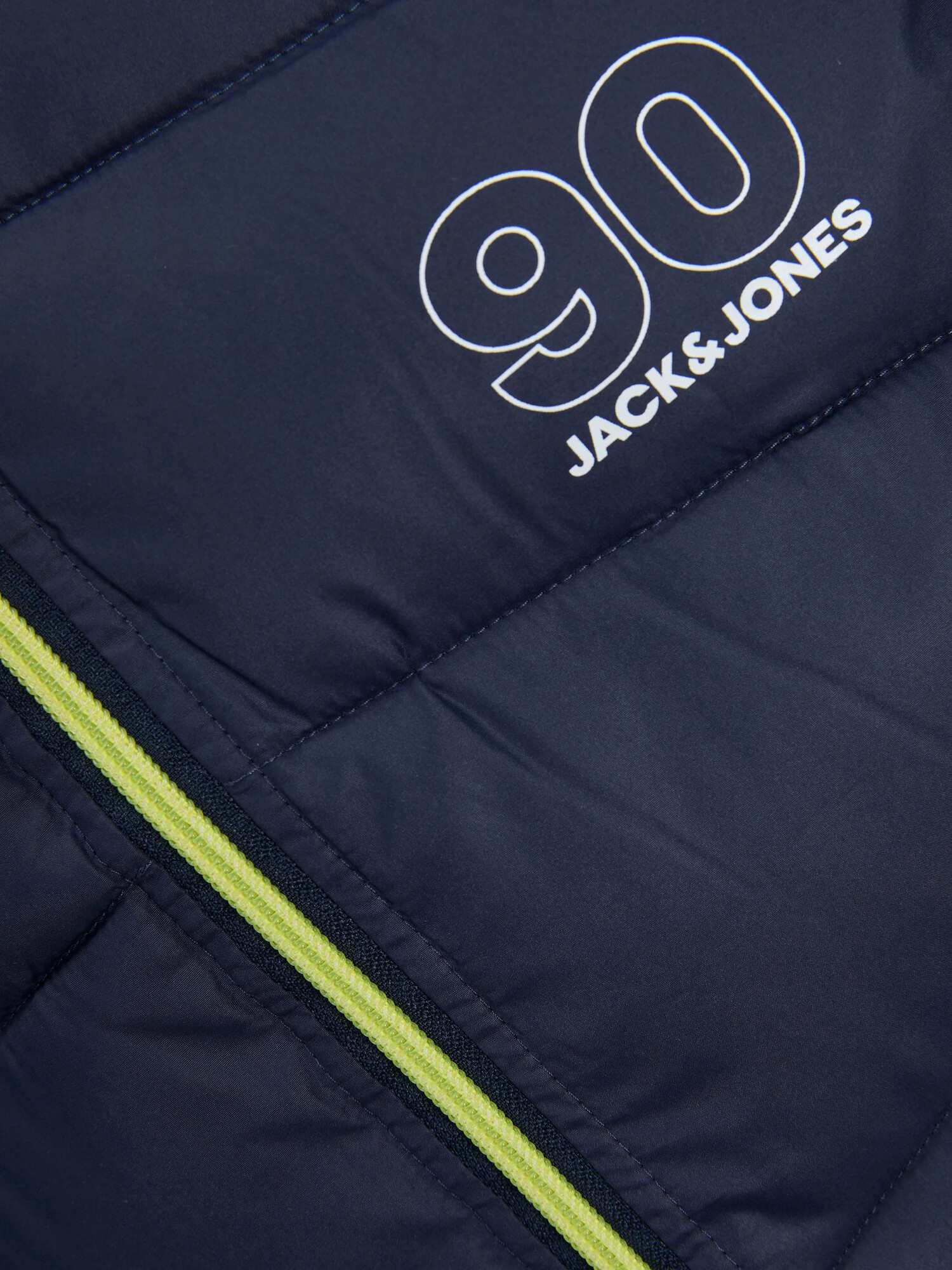 JACK & JONES Vesta 'GLOBUS' námornícka modrá / limetková / biela - Pepit.sk