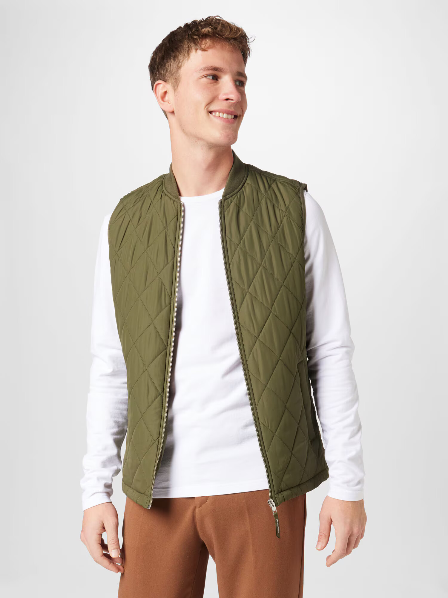 JACK & JONES Vesta 'KEEN' olivová - Pepit.sk