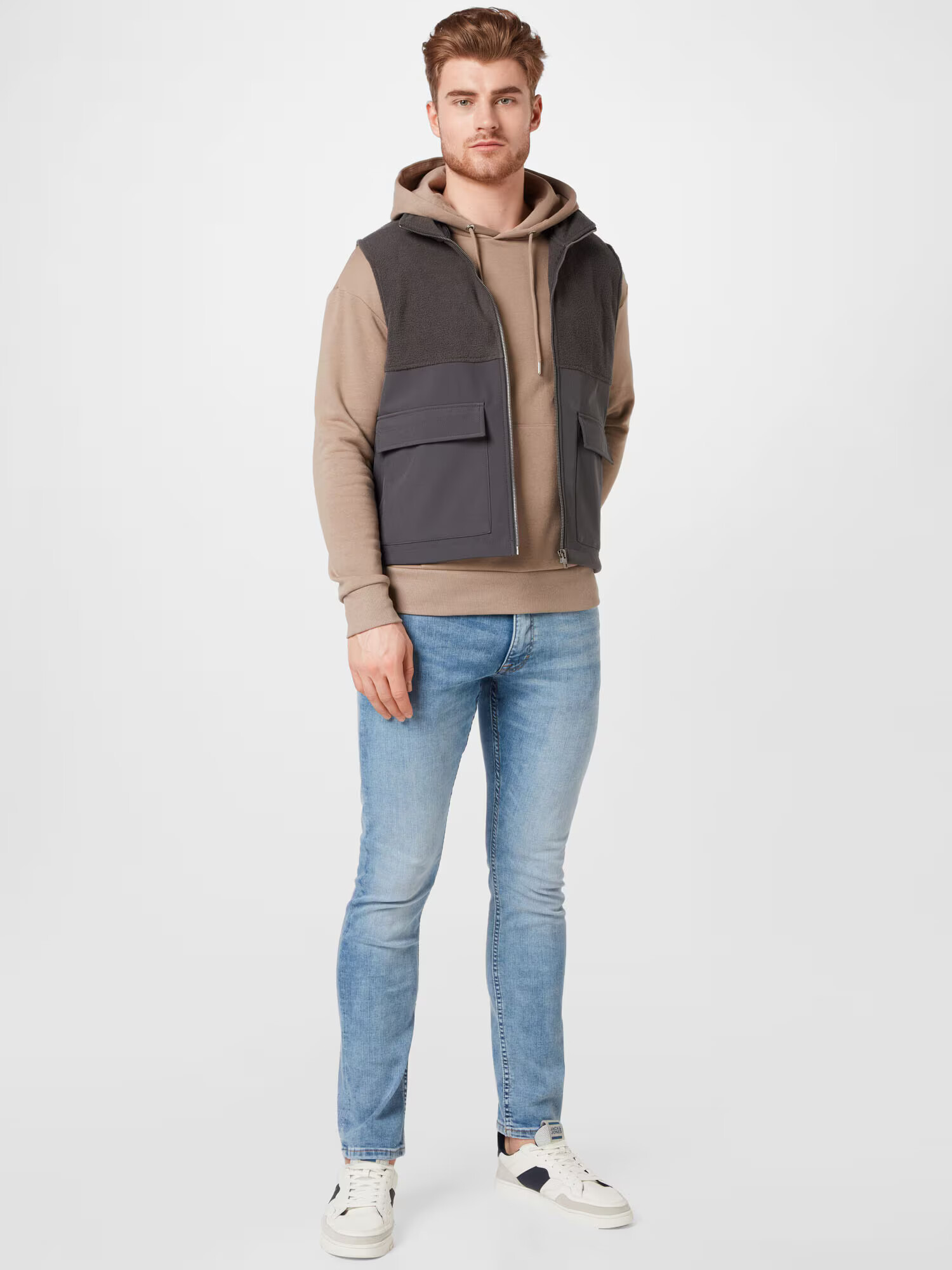 JACK & JONES Vesta sivá - Pepit.sk