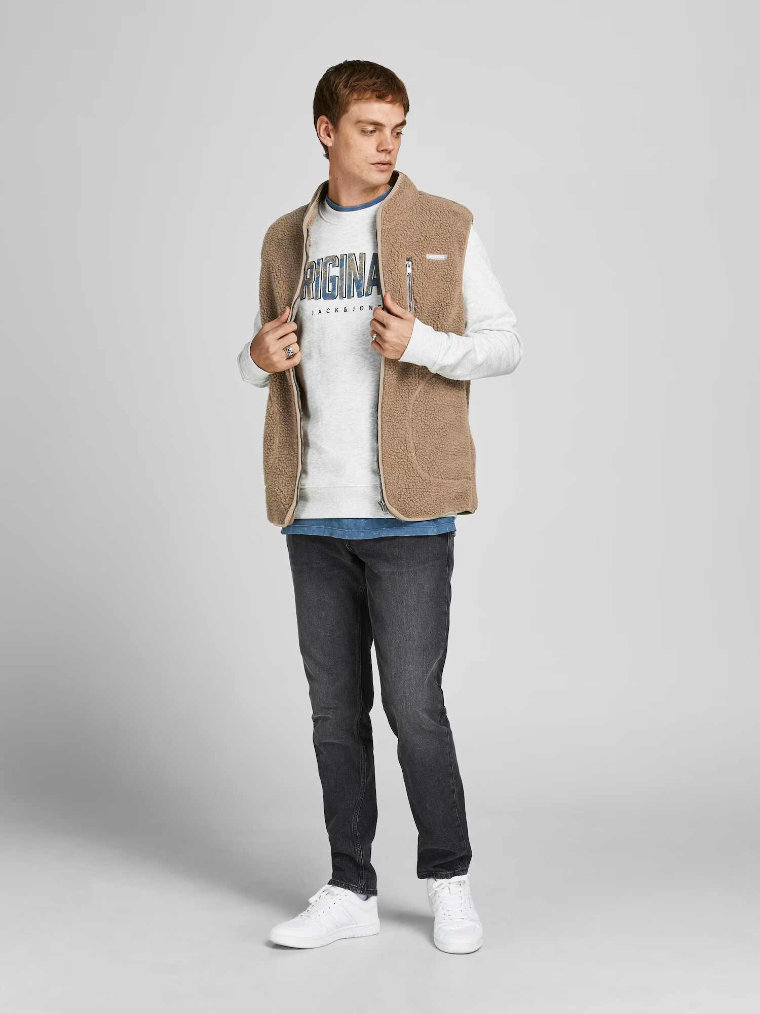 JACK & JONES Vesta svetlobéžová - Pepit.sk