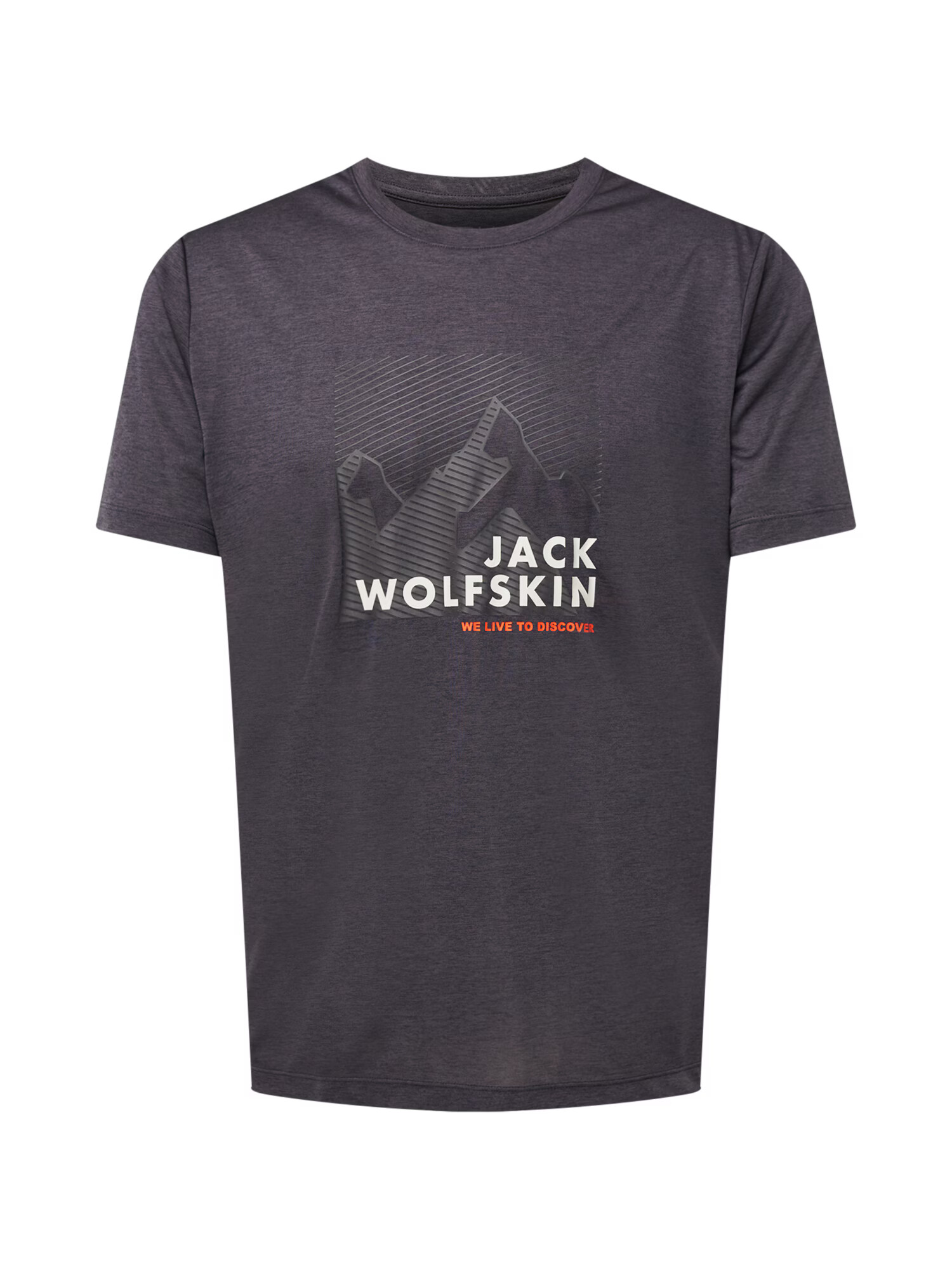 JACK WOLFSKIN Funkčné tričko antracitová / oranžová / biela - Pepit.sk