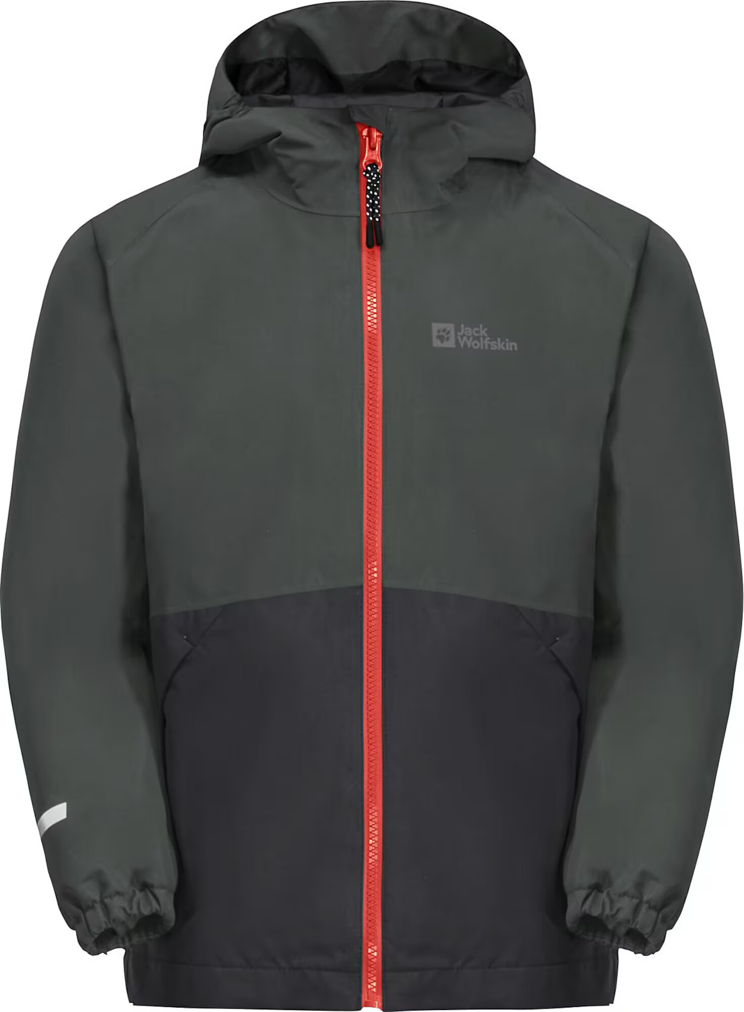 JACK WOLFSKIN Outdoorová bunda 'Iceland' kaki / ružová / čierna / strieborná - Pepit.sk