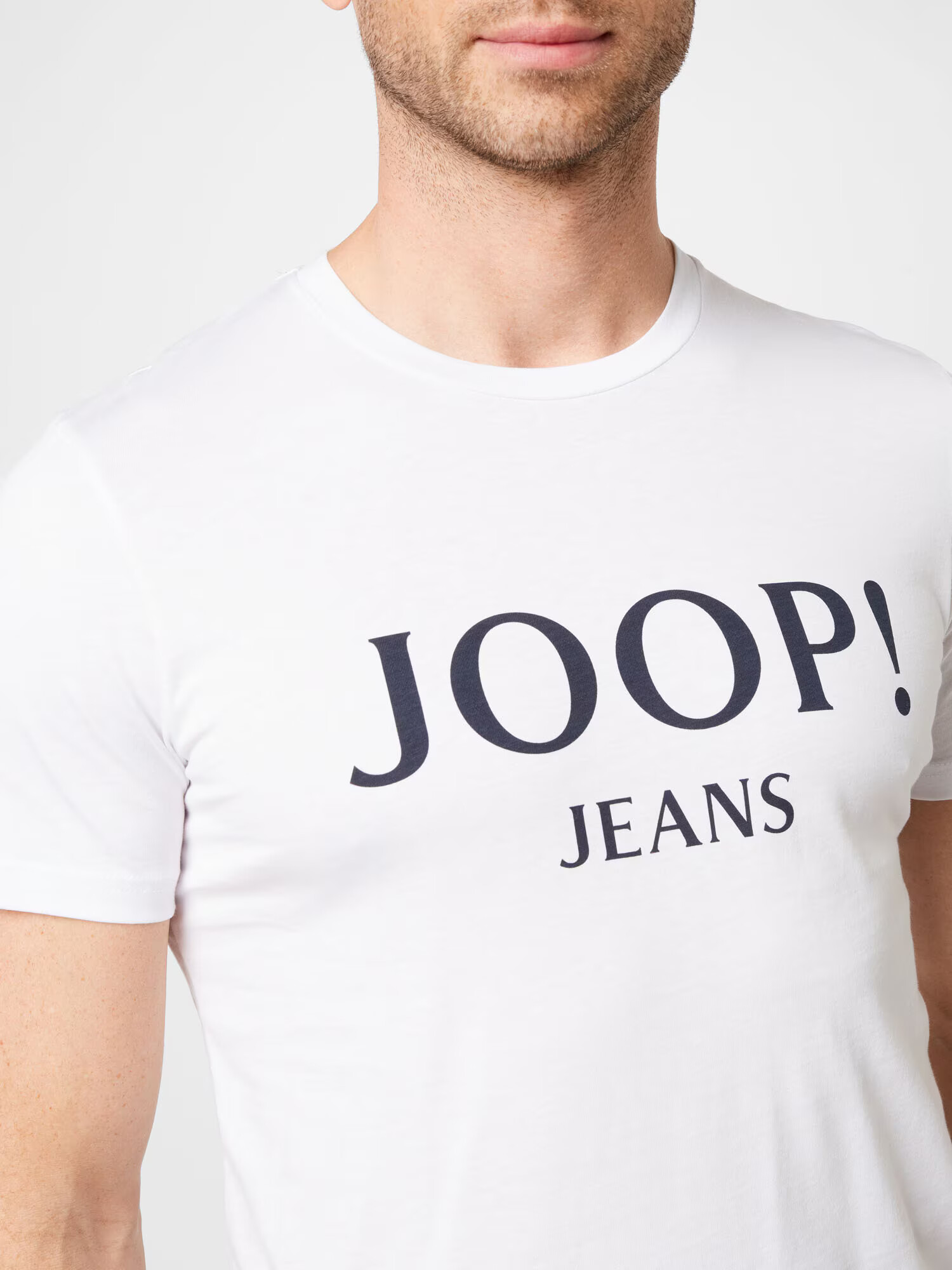 JOOP! Jeans Tričko 'Alex' čierna / biela - Pepit.sk