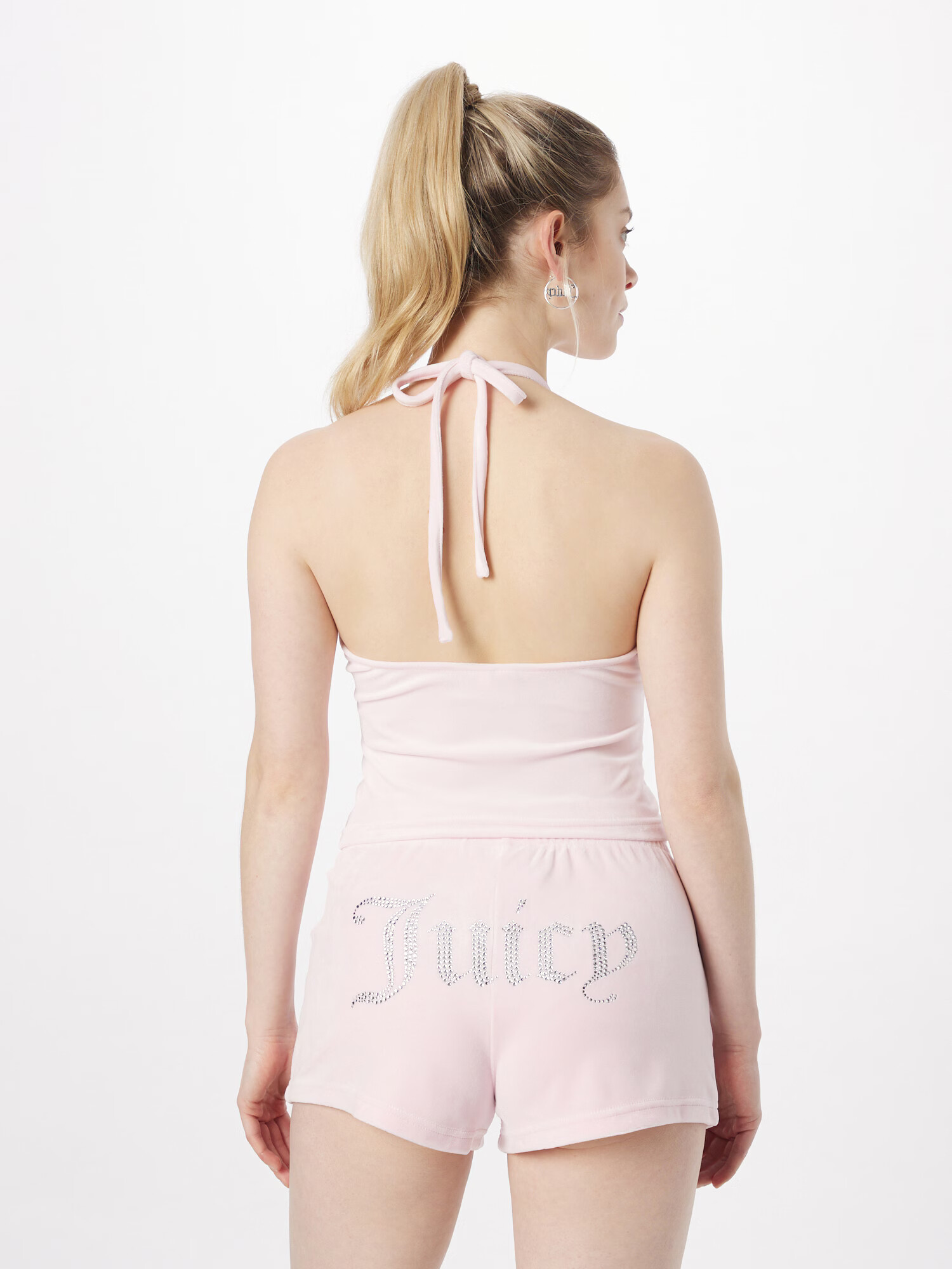 Juicy Couture White Label Top ružová / strieborná - Pepit.sk