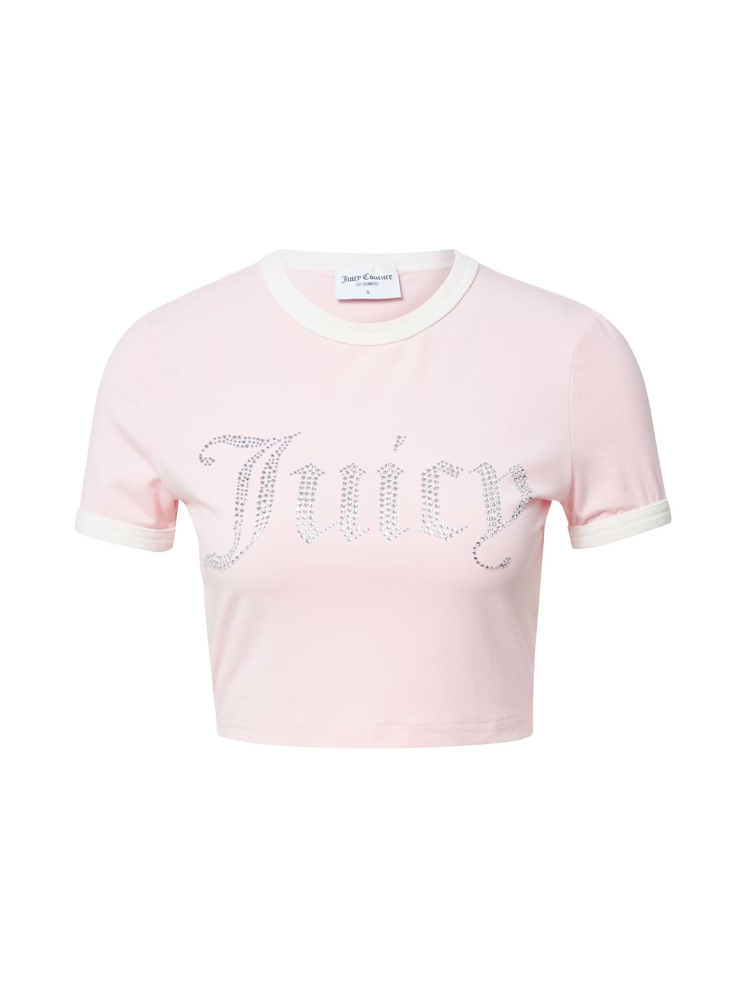 Juicy Couture White Label Tričko ružová / strieborná / biela - Pepit.sk