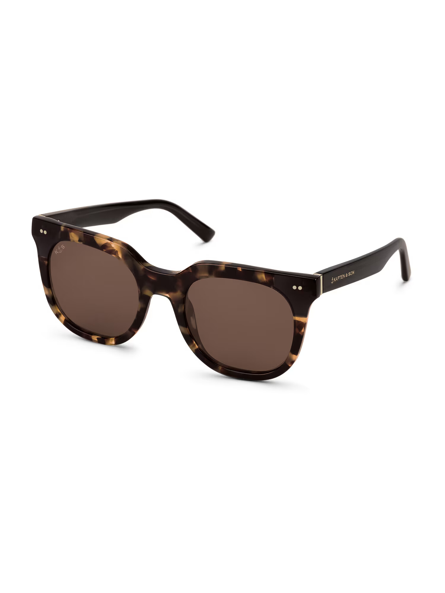 Kapten & Son Slnečné okuliare 'Florence Amber Tortoise Brown ' hnedá / tmavohnedá - Pepit.sk