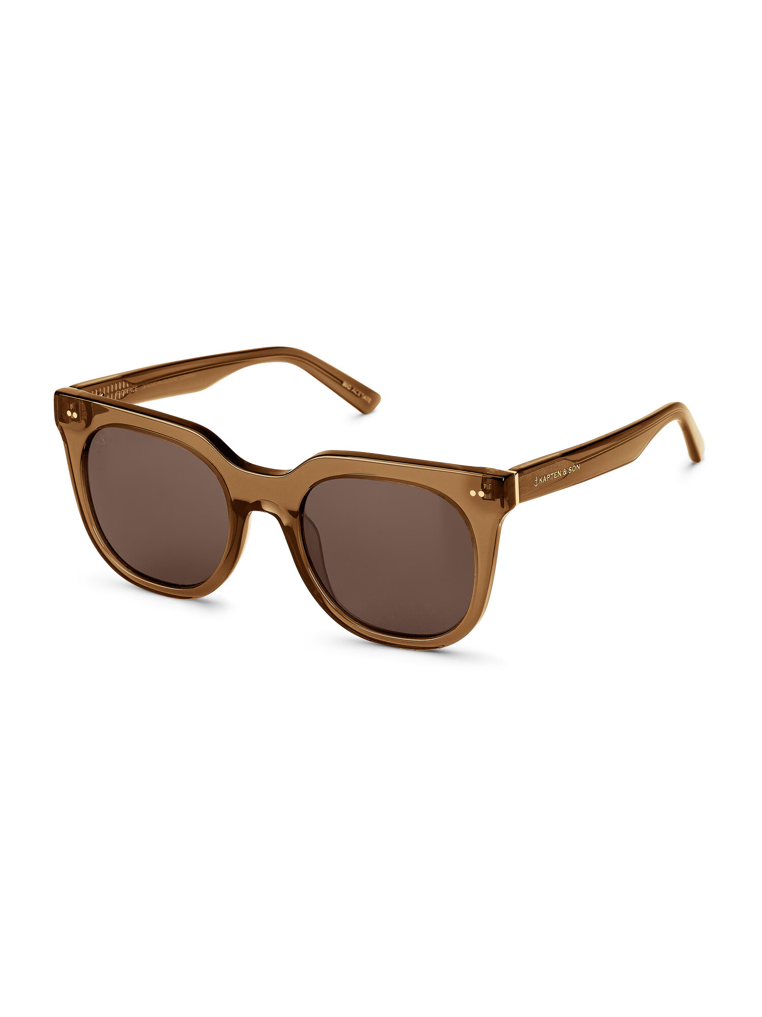 Kapten & Son Slnečné okuliare 'Florence Transparent Caramel Brown' hnedá - Pepit.sk