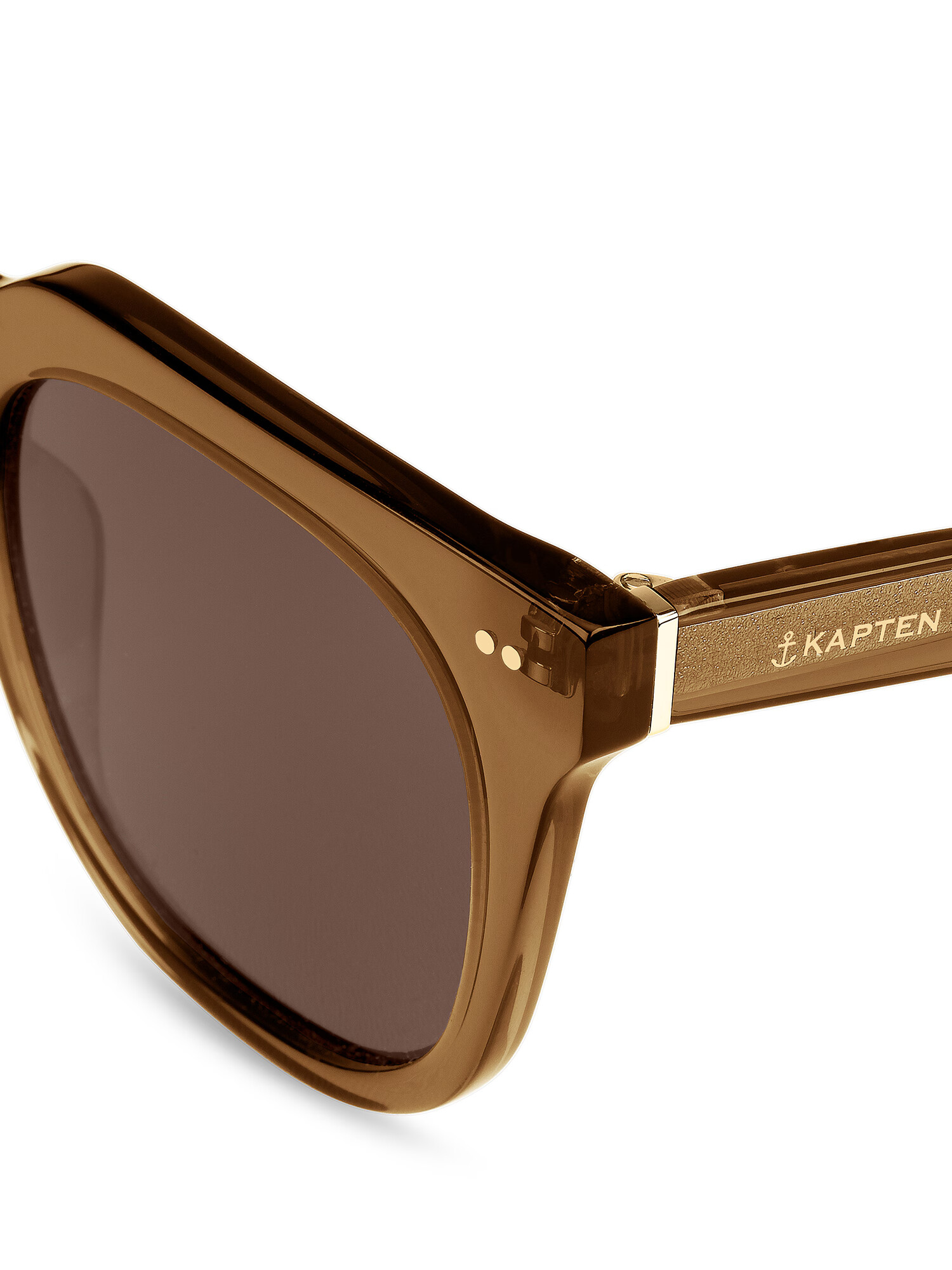 Kapten & Son Slnečné okuliare 'Florence Transparent Caramel Brown' hnedá - Pepit.sk