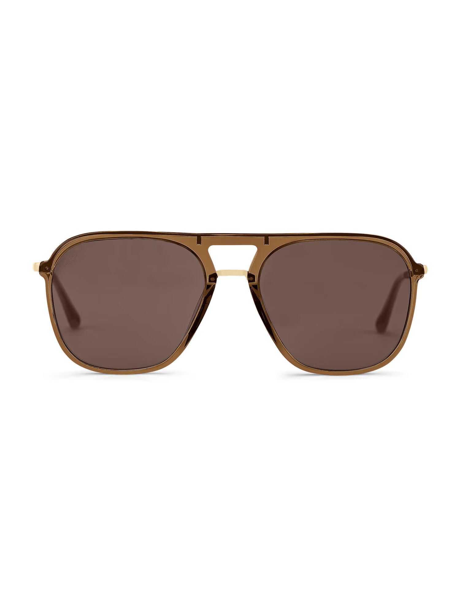 Kapten & Son Slnečné okuliare 'Zurich Transparent Caramel Brown' hnedá / zlatá / čierna - Pepit.sk