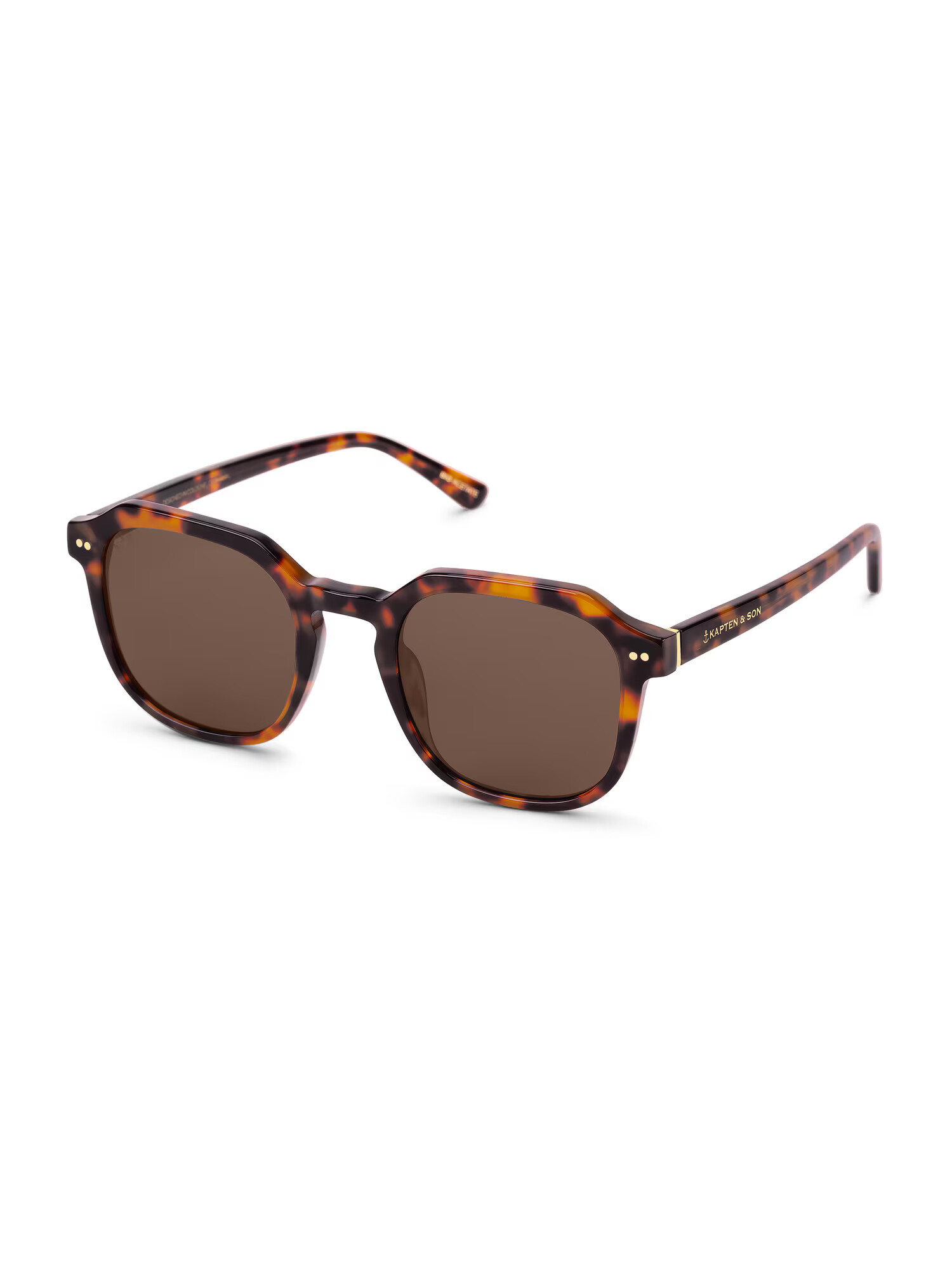 Kapten & Son Slnečné okuliare 'Lisbon Tortoise Brown' hnedá / oranžová - Pepit.sk