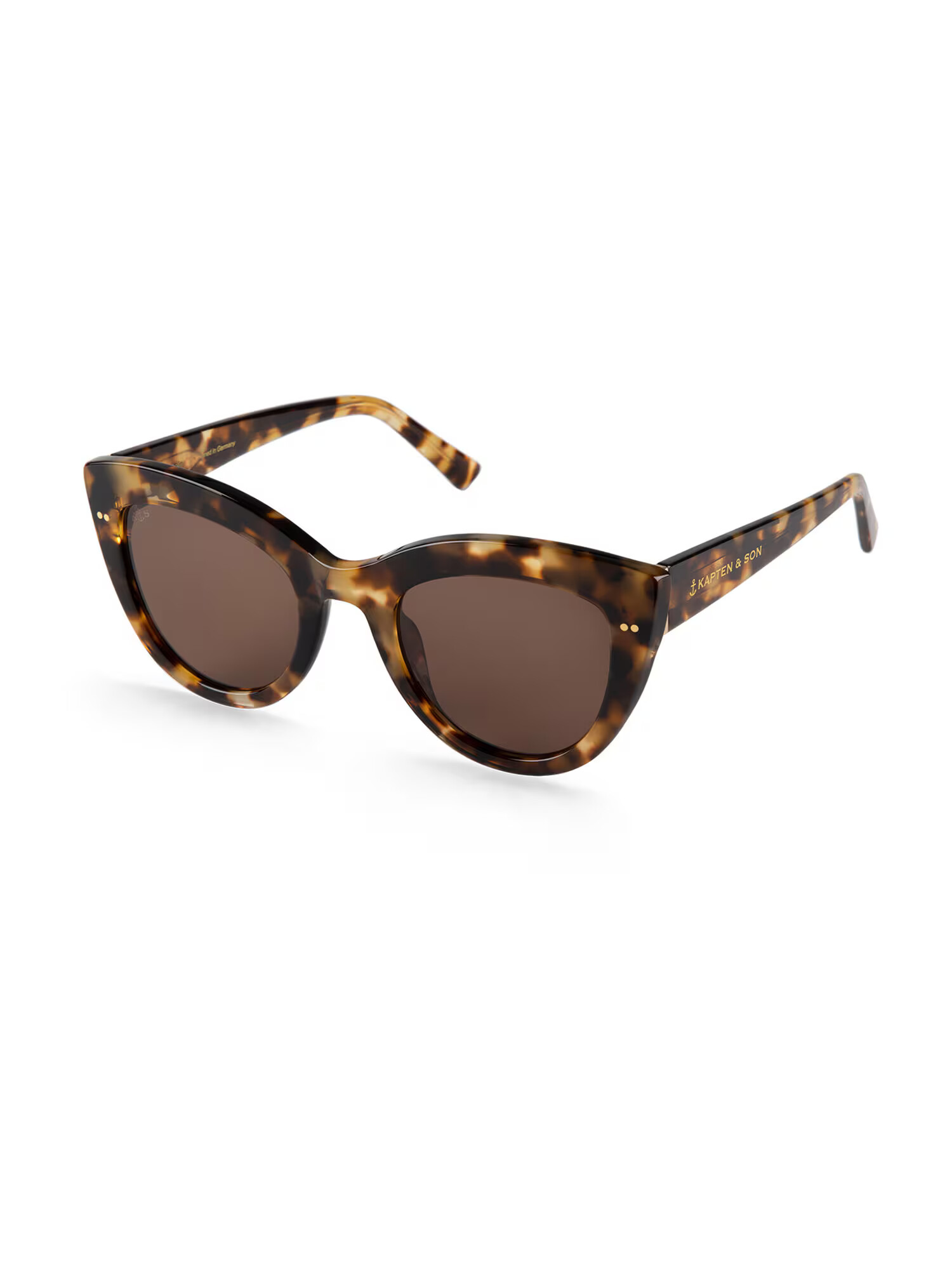 Kapten & Son Slnečné okuliare 'Sofia Amber Tortoise Brown' hnedá / zlatá - Pepit.sk