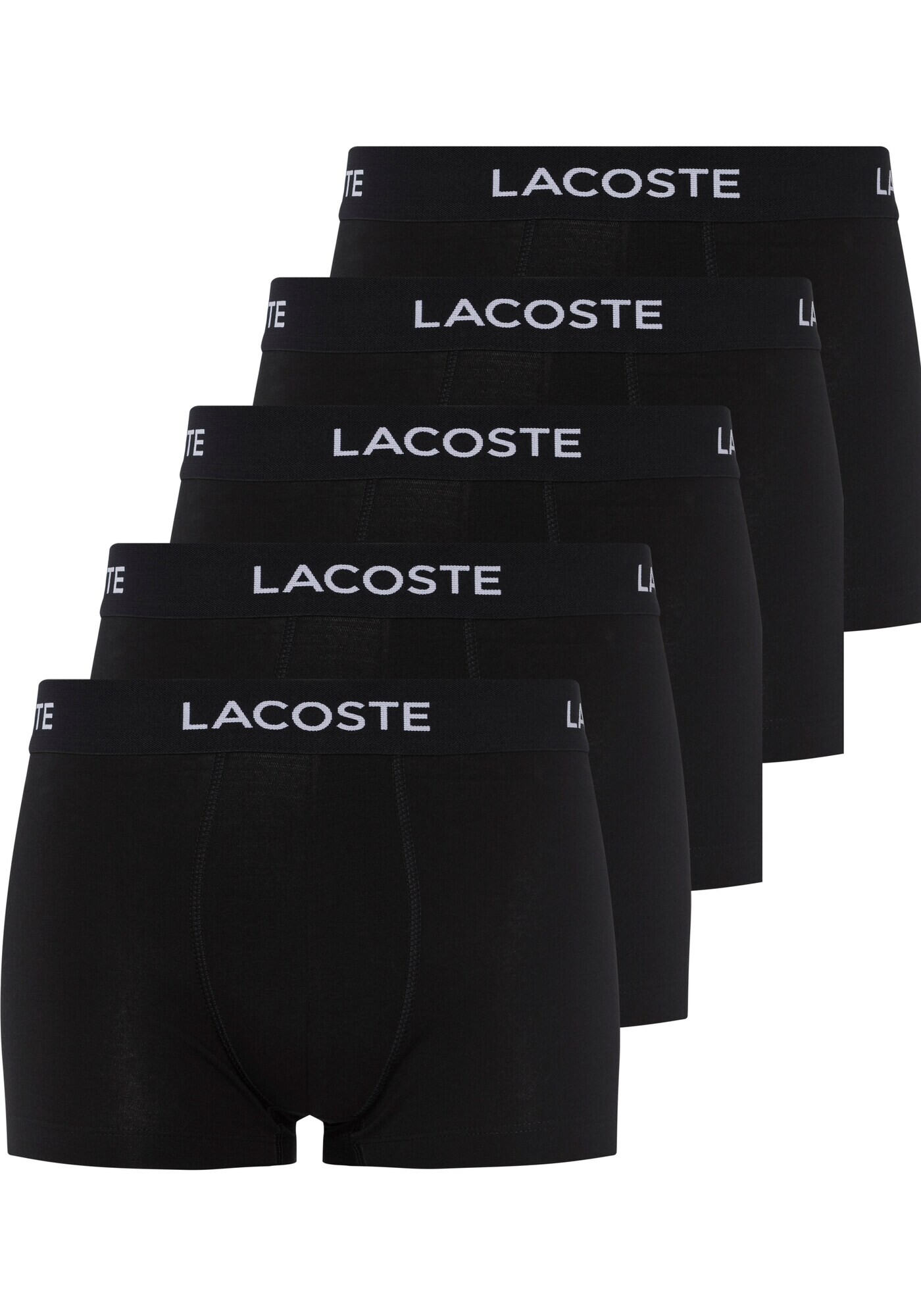 LACOSTE Boxerky čierna / biela - Pepit.sk