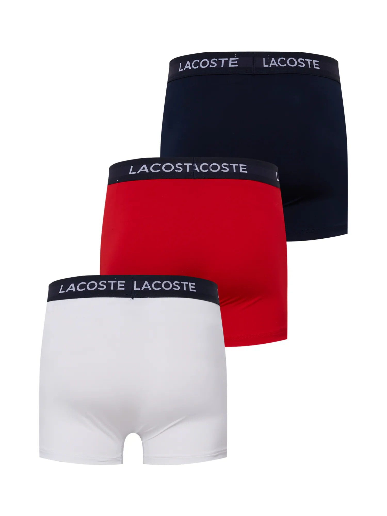 LACOSTE Boxerky námornícka modrá / červená / biela - Pepit.sk