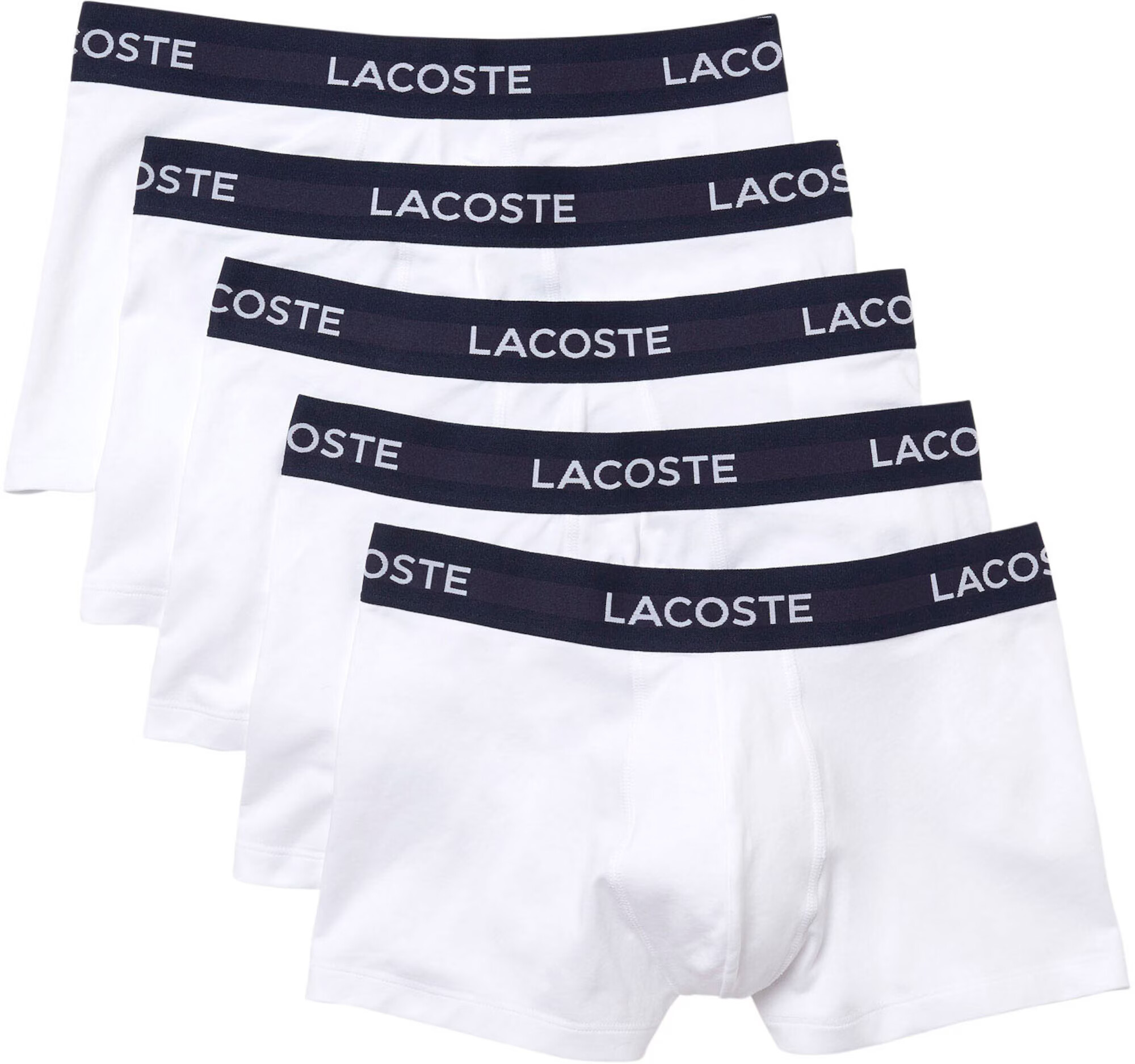 LACOSTE Boxerky námornícka modrá / svetlosivá / biela - Pepit.sk