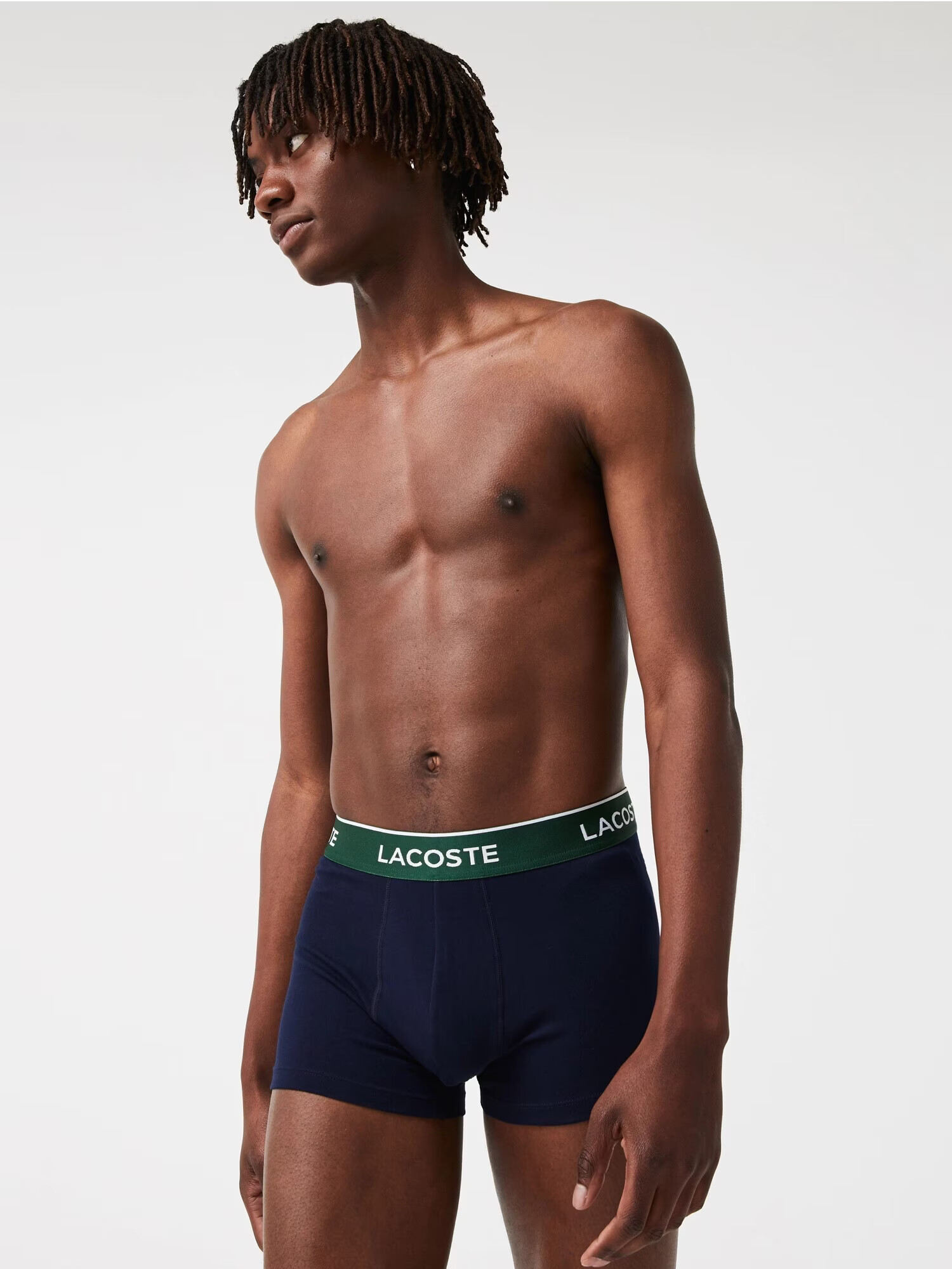 LACOSTE Boxerky tmavomodrá / tmavozelená / jasne červená / biela - Pepit.sk