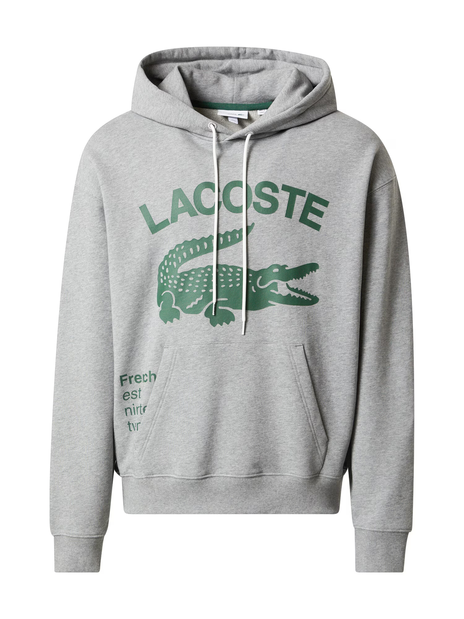 LACOSTE Mikina sivá melírovaná / tmavozelená - Pepit.sk