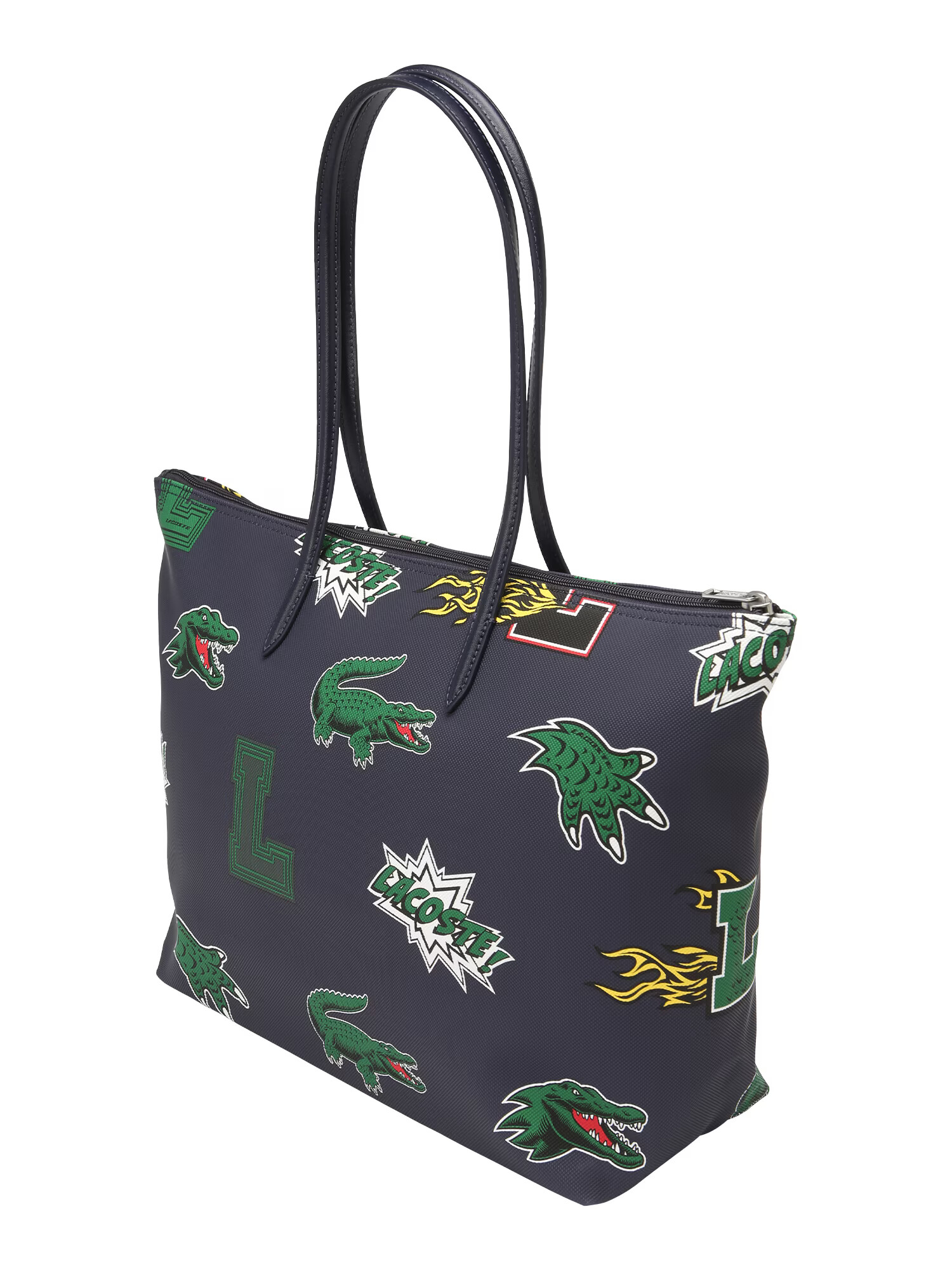 LACOSTE Shopper modrá / zelená / červená / biela - Pepit.sk