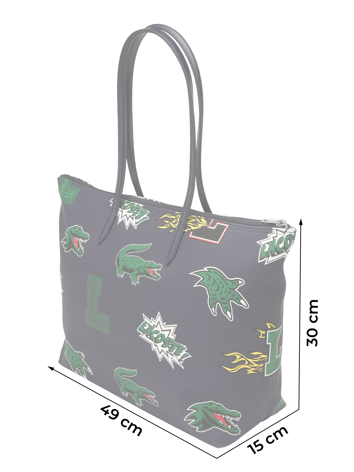 LACOSTE Shopper modrá / zelená / červená / biela - Pepit.sk