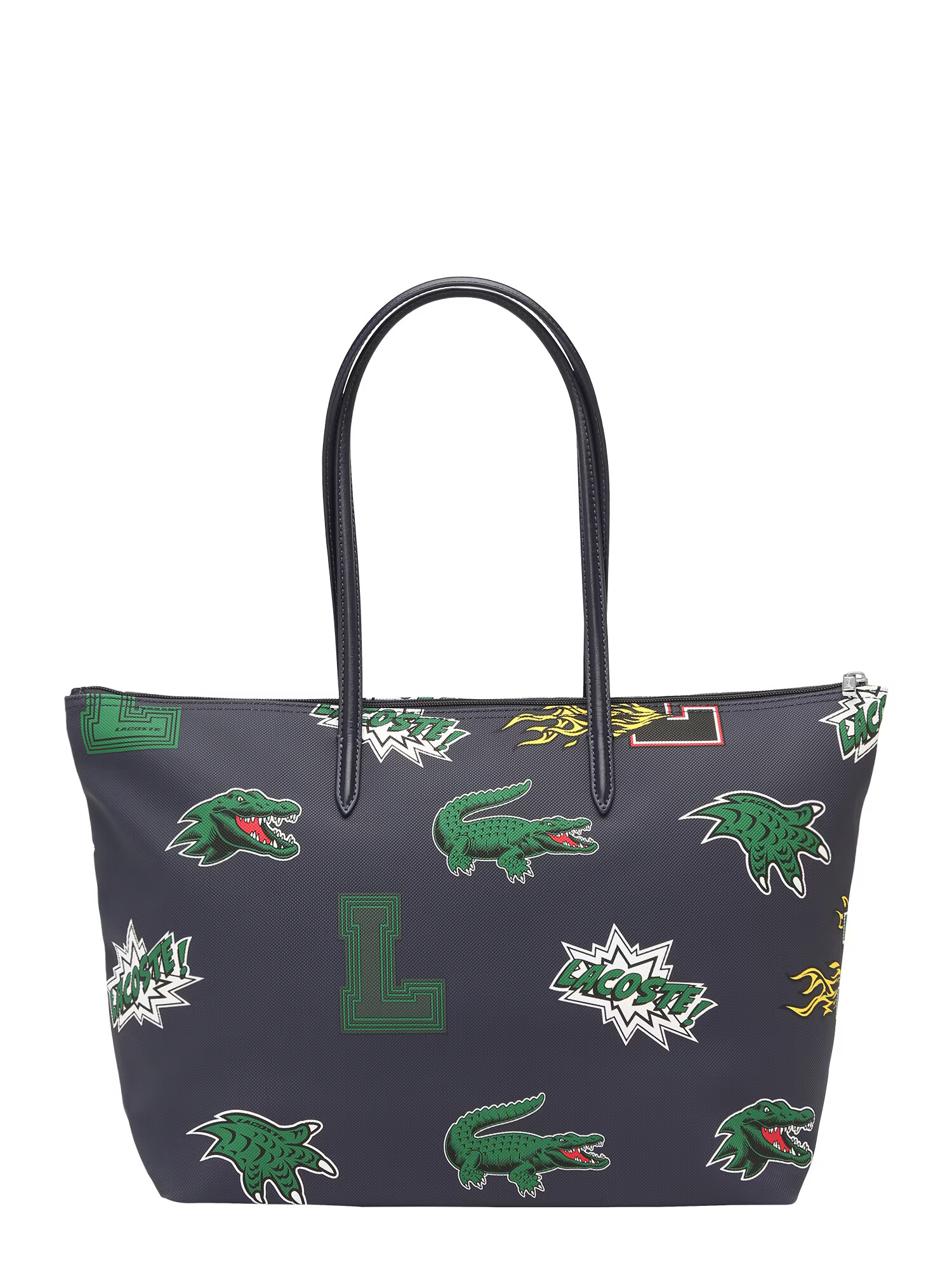 LACOSTE Shopper modrá / zelená / červená / biela - Pepit.sk